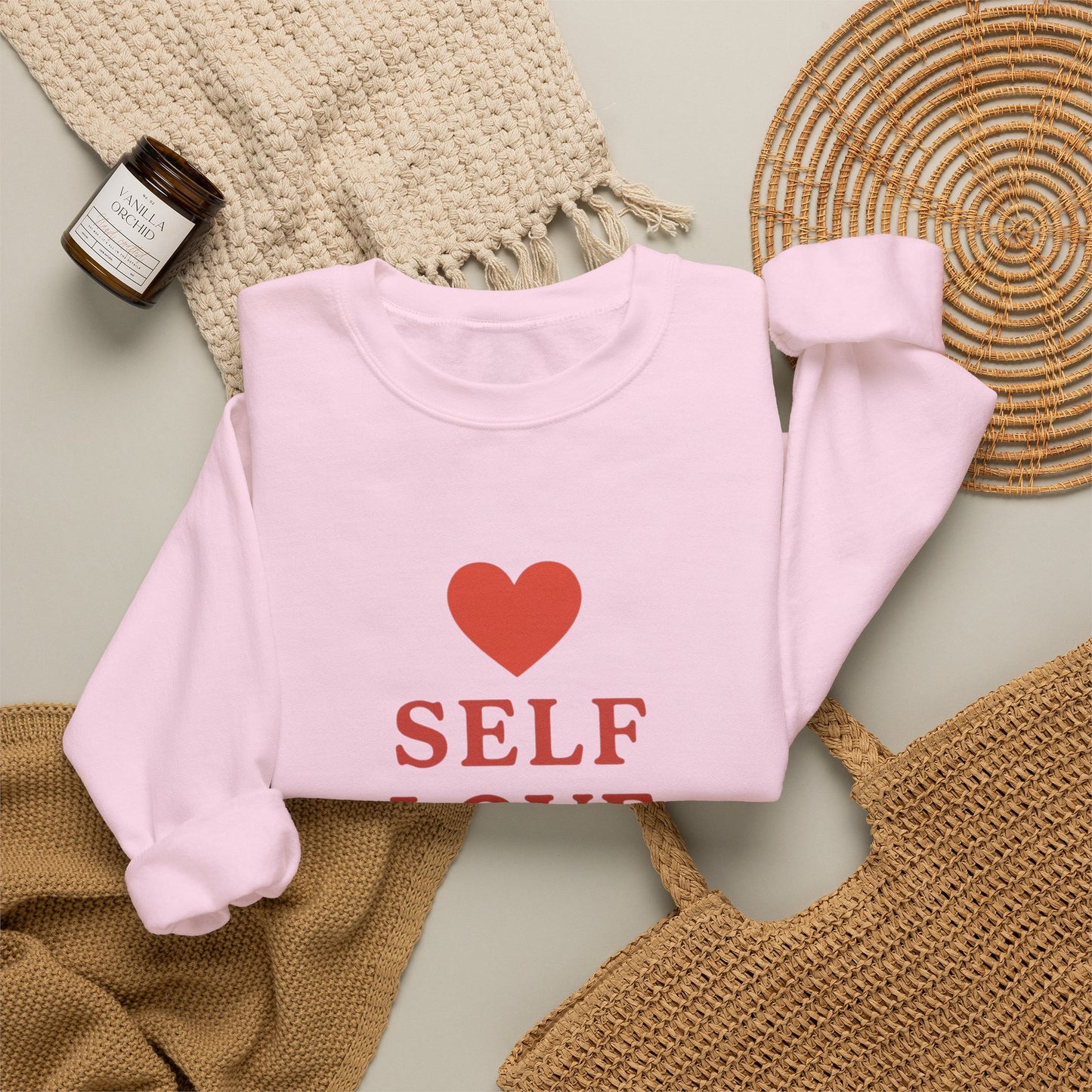 Self Love Club Crewneck Sweatshirt — Inspirational Self-Care Pullover
