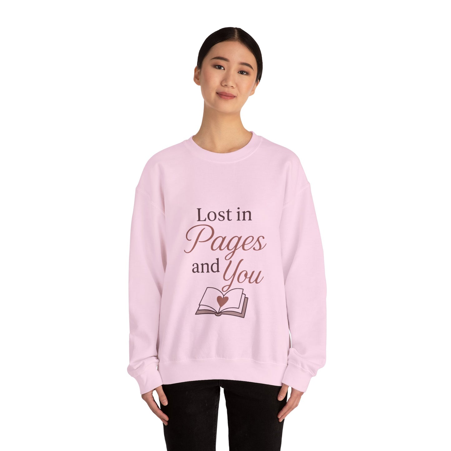 Lost in Pages "You" Sweatshirt — Book Lover Crewneck