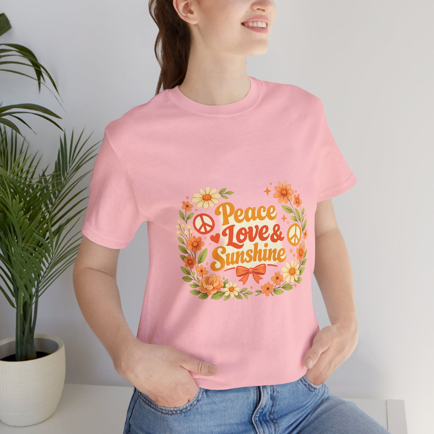 Peace Love and Sunshine Summer Vibes T-Shirt