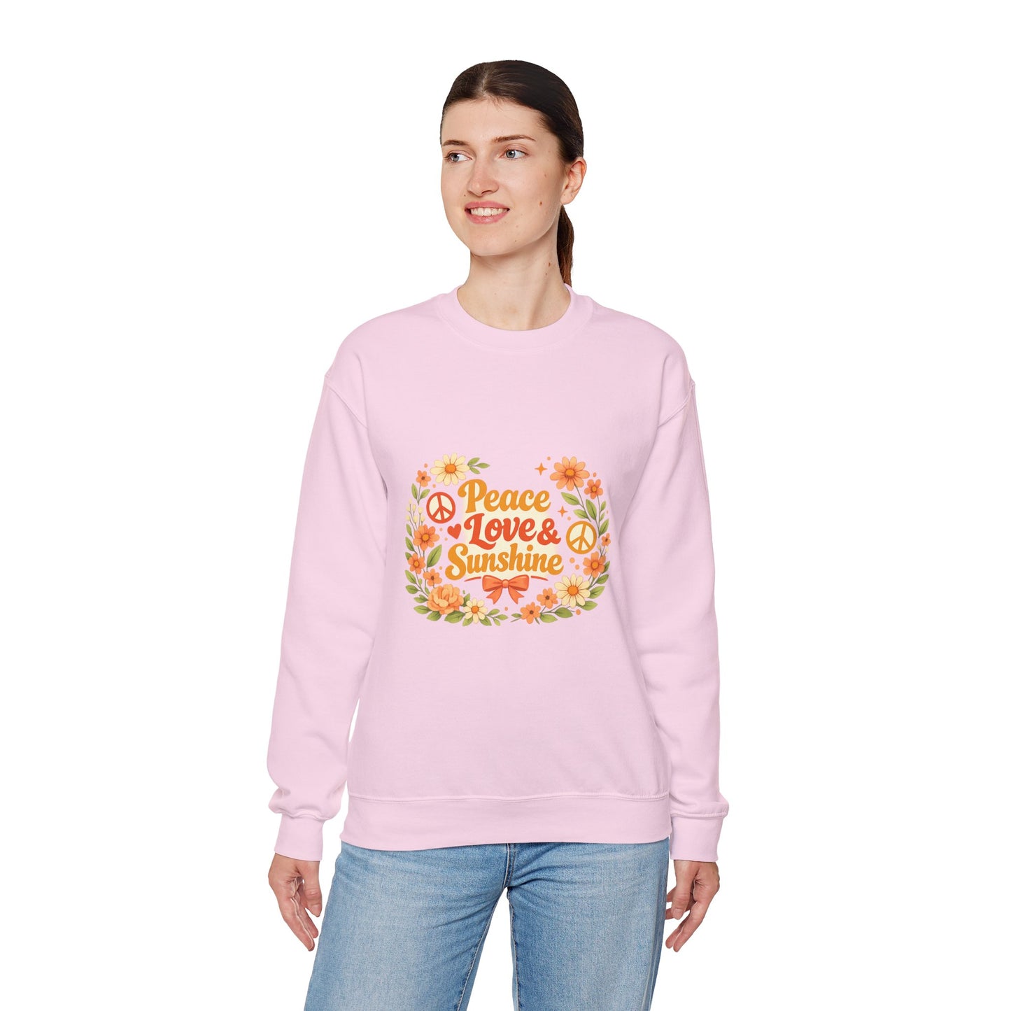 Peace Love and Summer Sweatshirt — Summer Vibes Crewneck