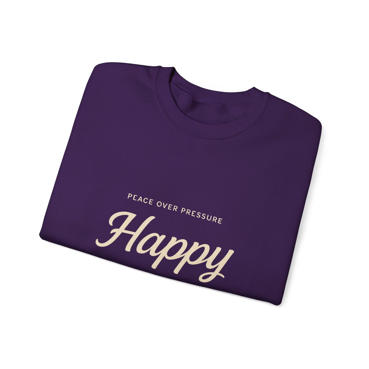 Happy Unavailable Sweatshirt | Peace Over Pressure, Broken Heart Graphic
