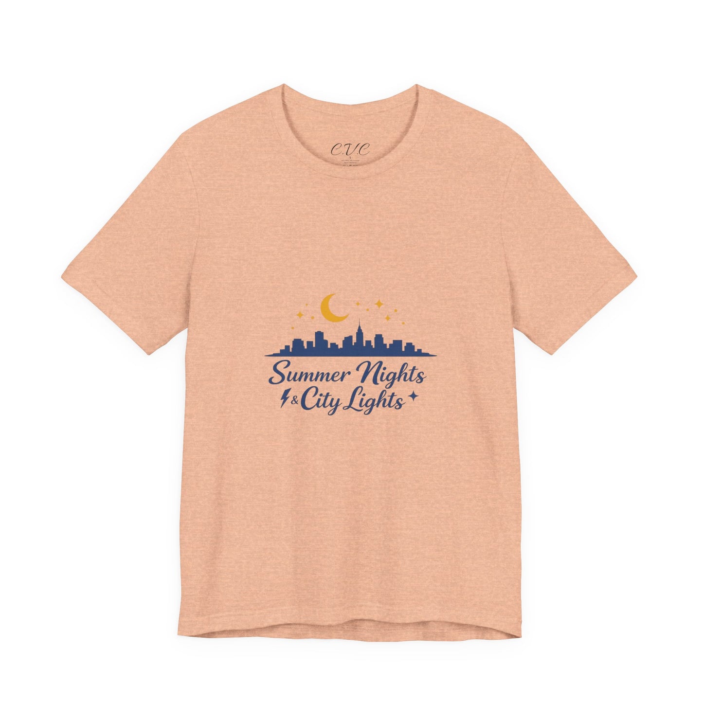 Summer Vibes City Nights T-Shirt — "Summer Nights and City Light"