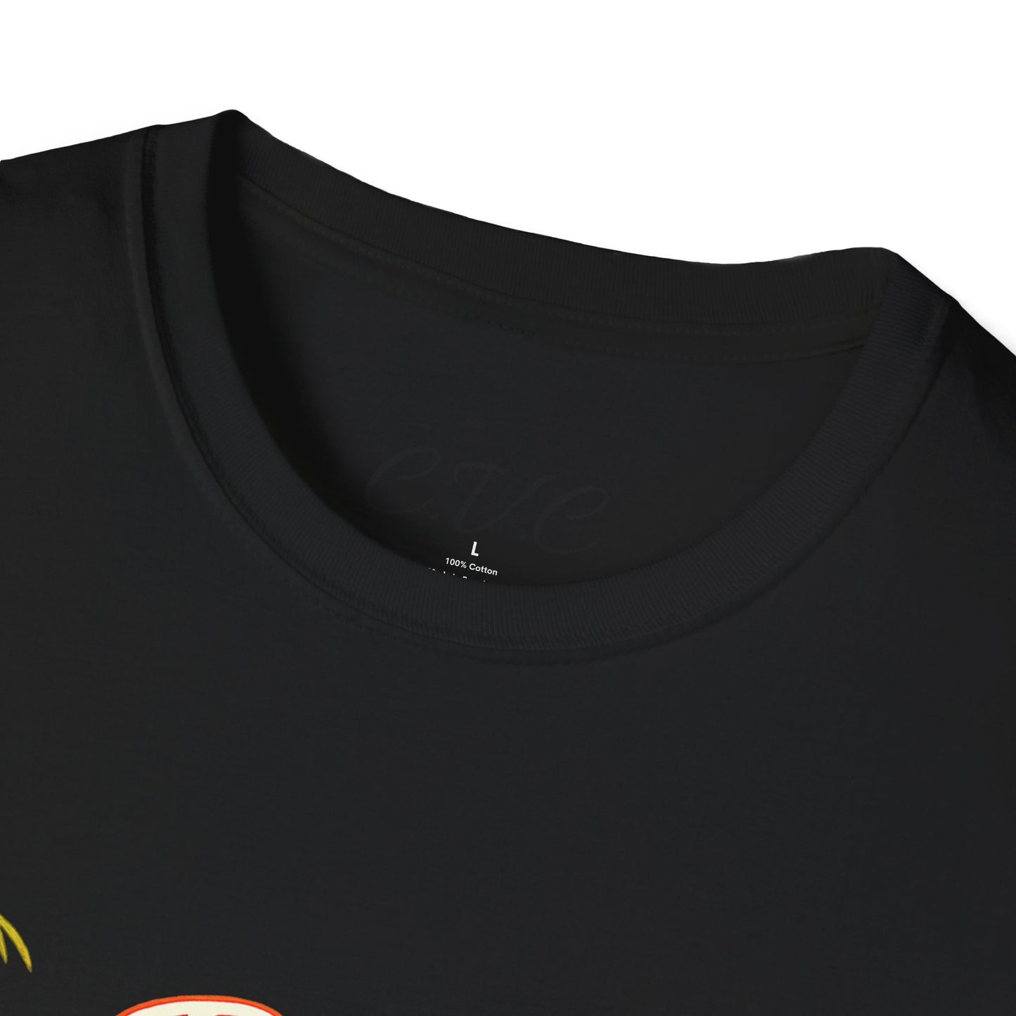 T-Shirt — "Body Hotter Than a Summer" Retro Rainbow Beach Graphic