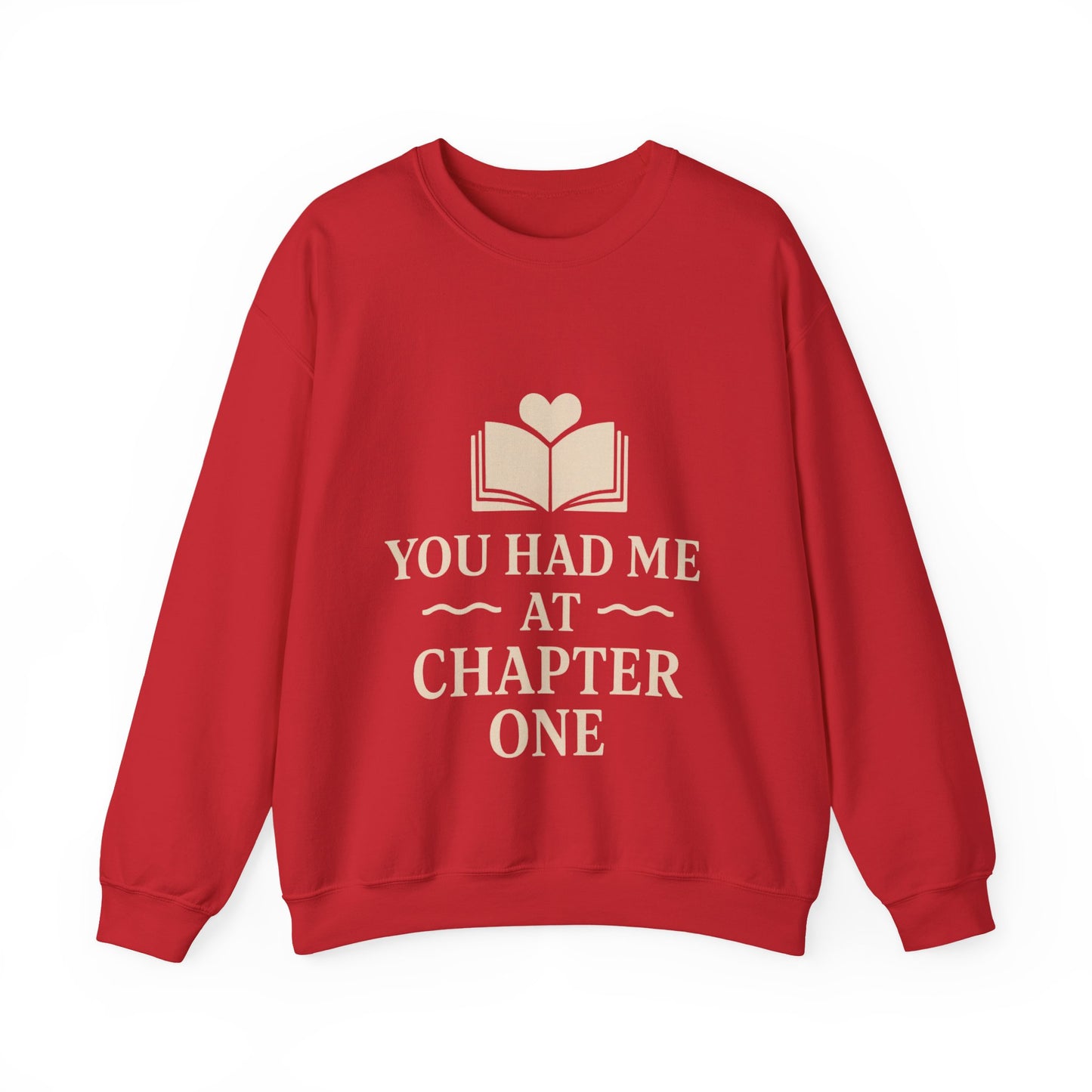 You Turned the Page Book Graphic Sweatshirt | Cozy Reading Quote Crewneck
