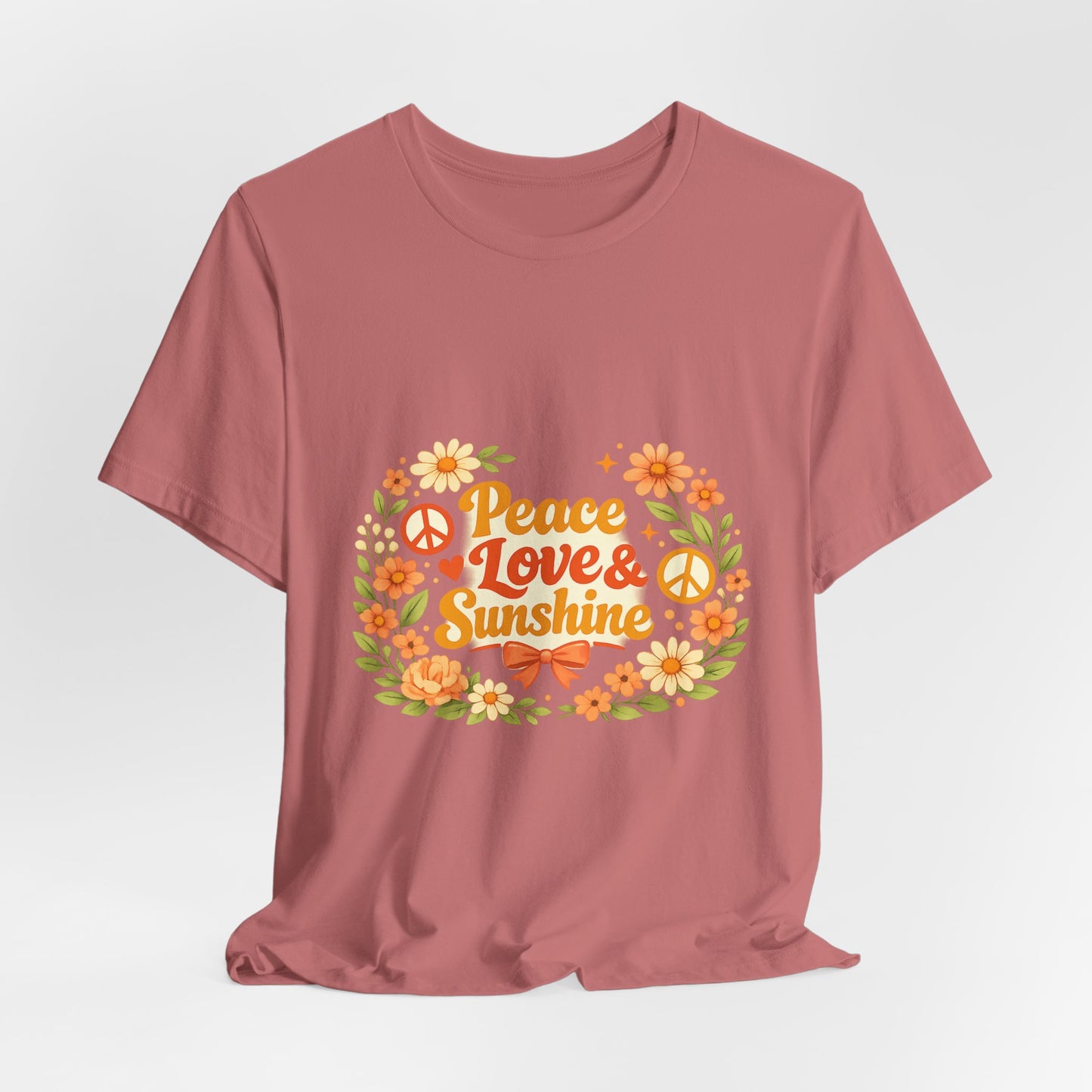 Peace Love and Sunshine Summer Vibes T-Shirt