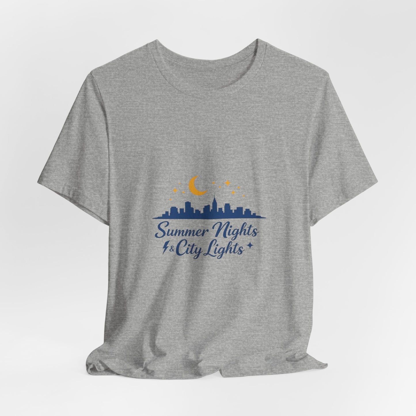 Summer Vibes City Nights T-Shirt — "Summer Nights and City Light"
