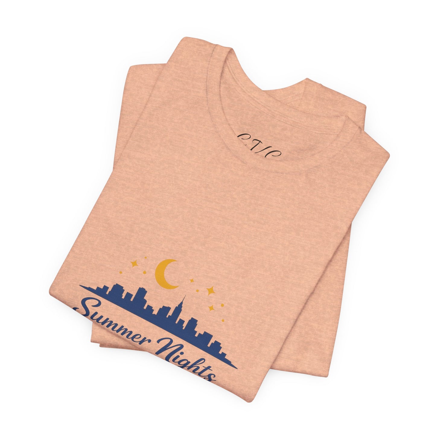 Summer Vibes City Nights T-Shirt — "Summer Nights and City Light"