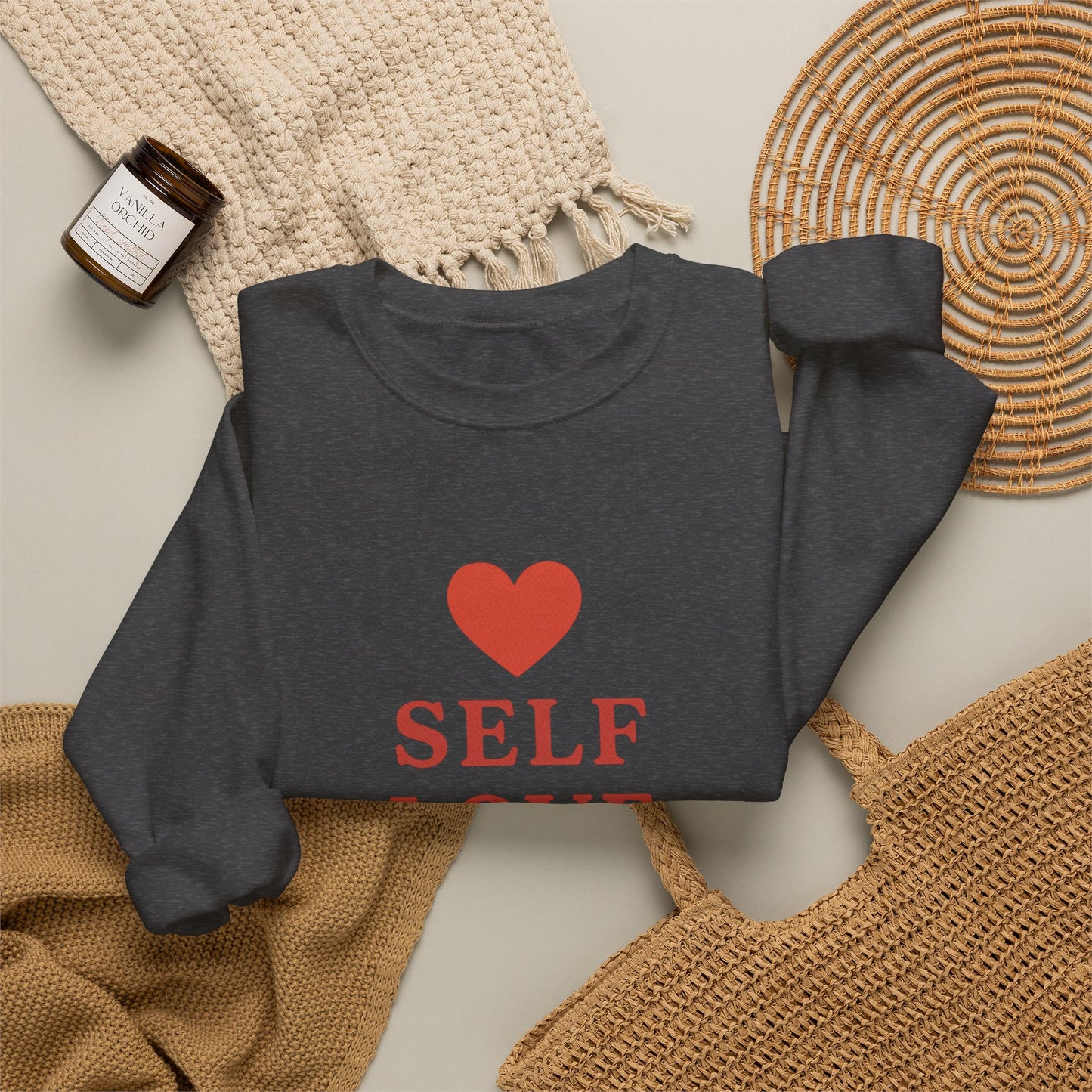 Self Love Club Crewneck Sweatshirt — Inspirational Self-Care Pullover