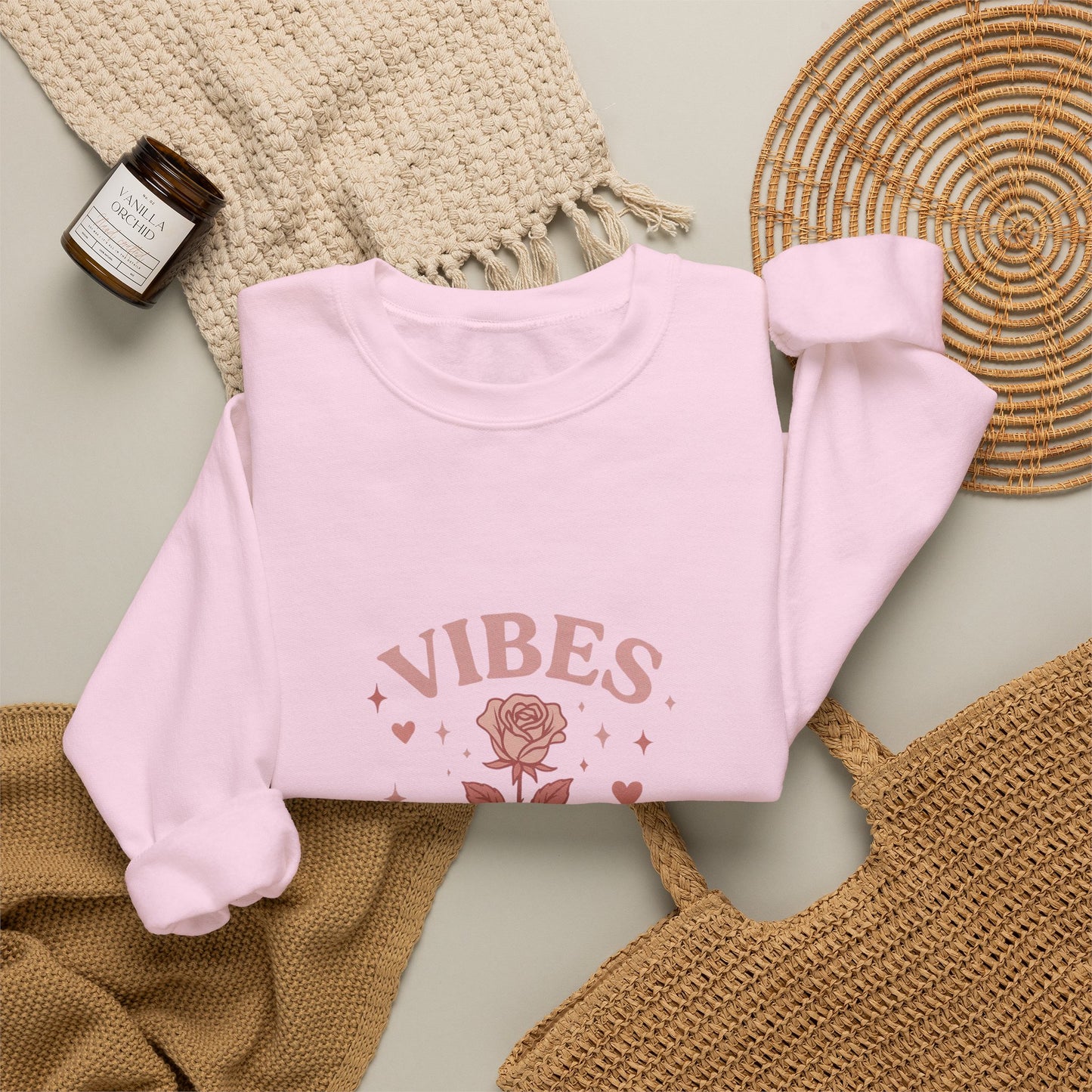 Roses Vibes Crewneck Sweatshirt