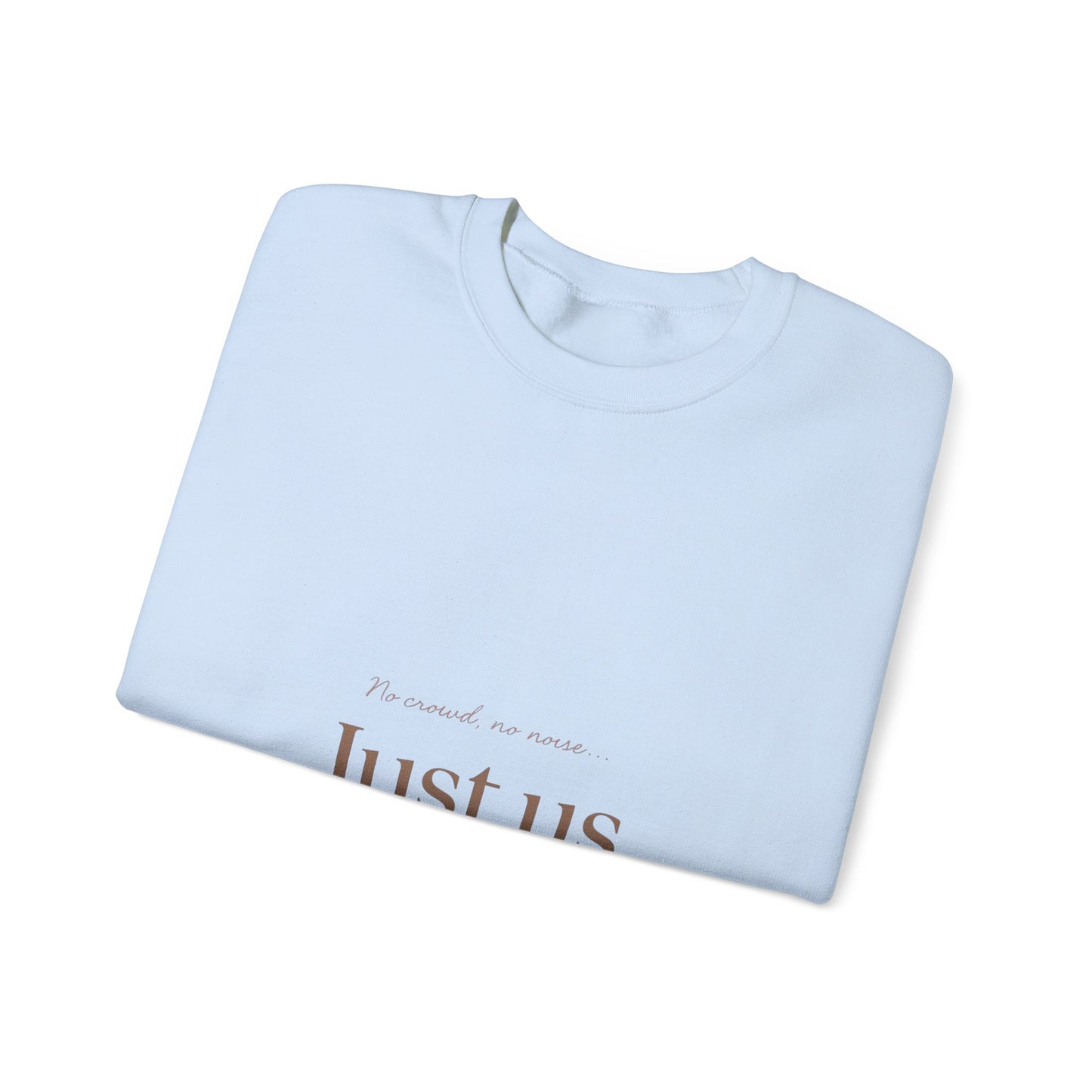 Just Us heart sweatshirt | minimalist couples crewneck