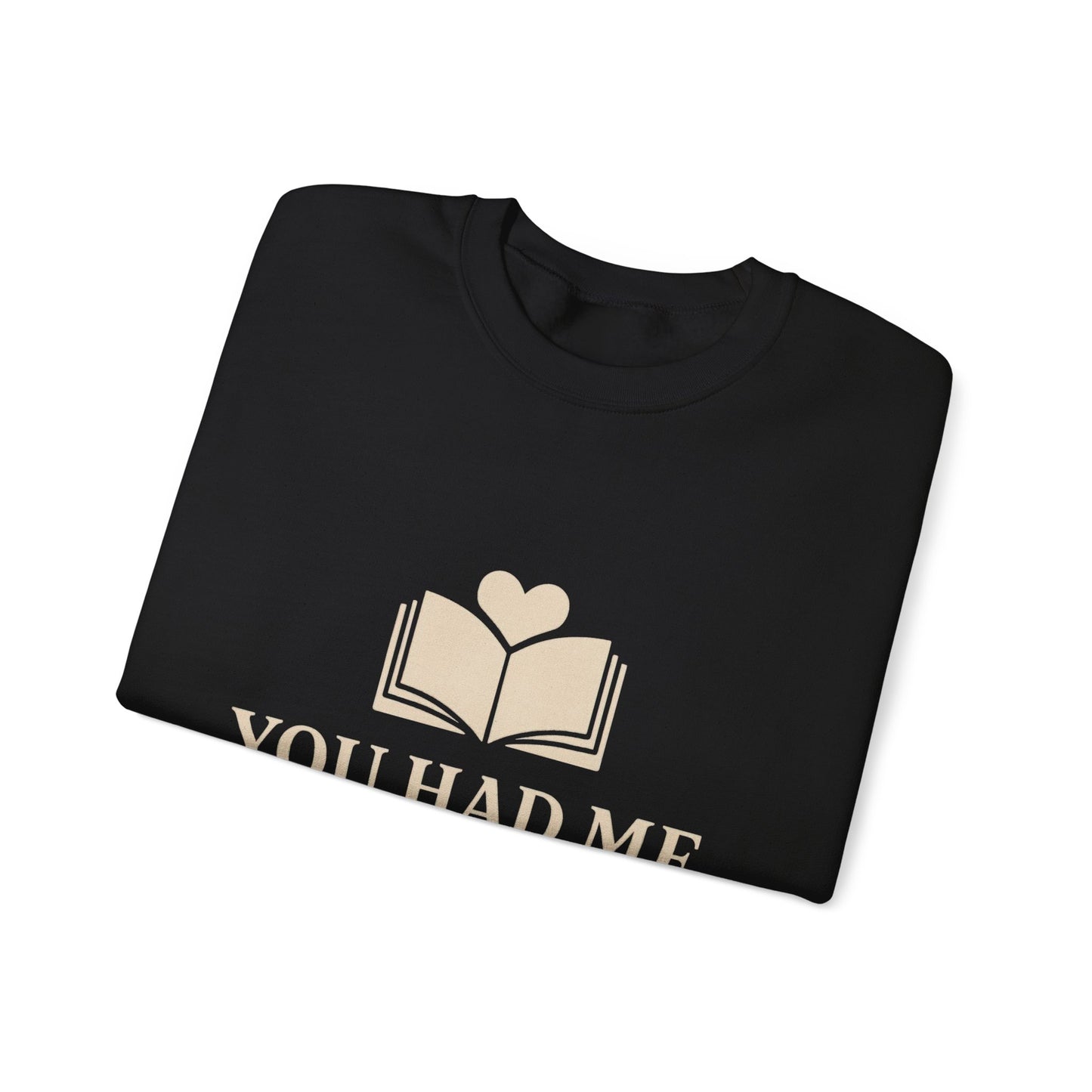 You Turned the Page Book Graphic Sweatshirt | Cozy Reading Quote Crewneck