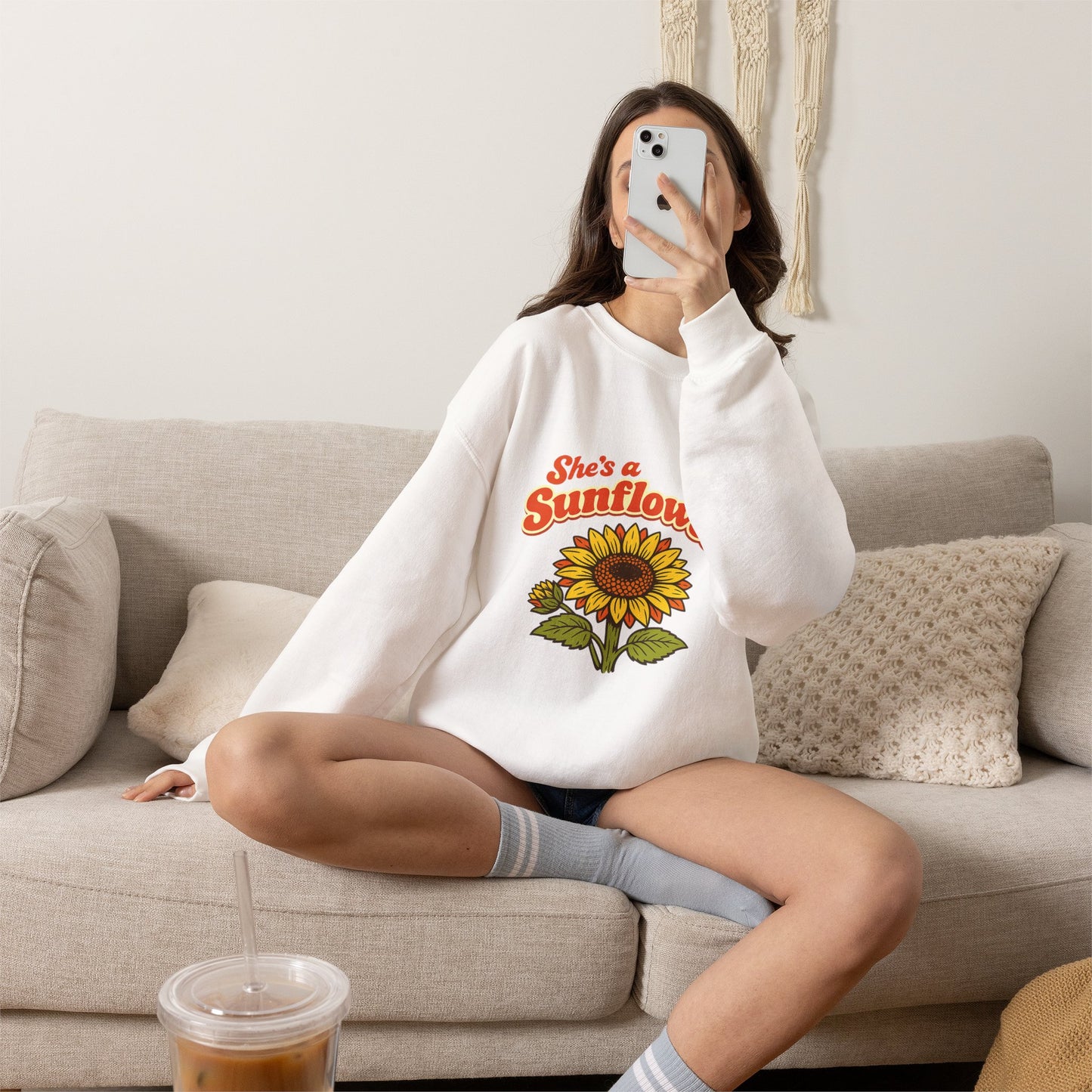 She's a Flower Summer Vibes Sweatshirt