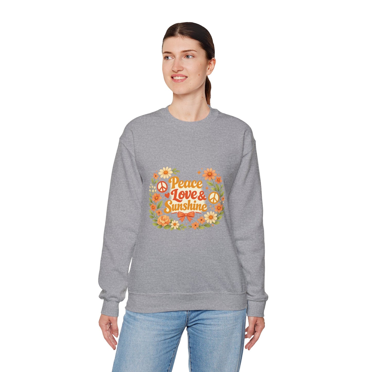 Peace Love and Summer Sweatshirt — Summer Vibes Crewneck