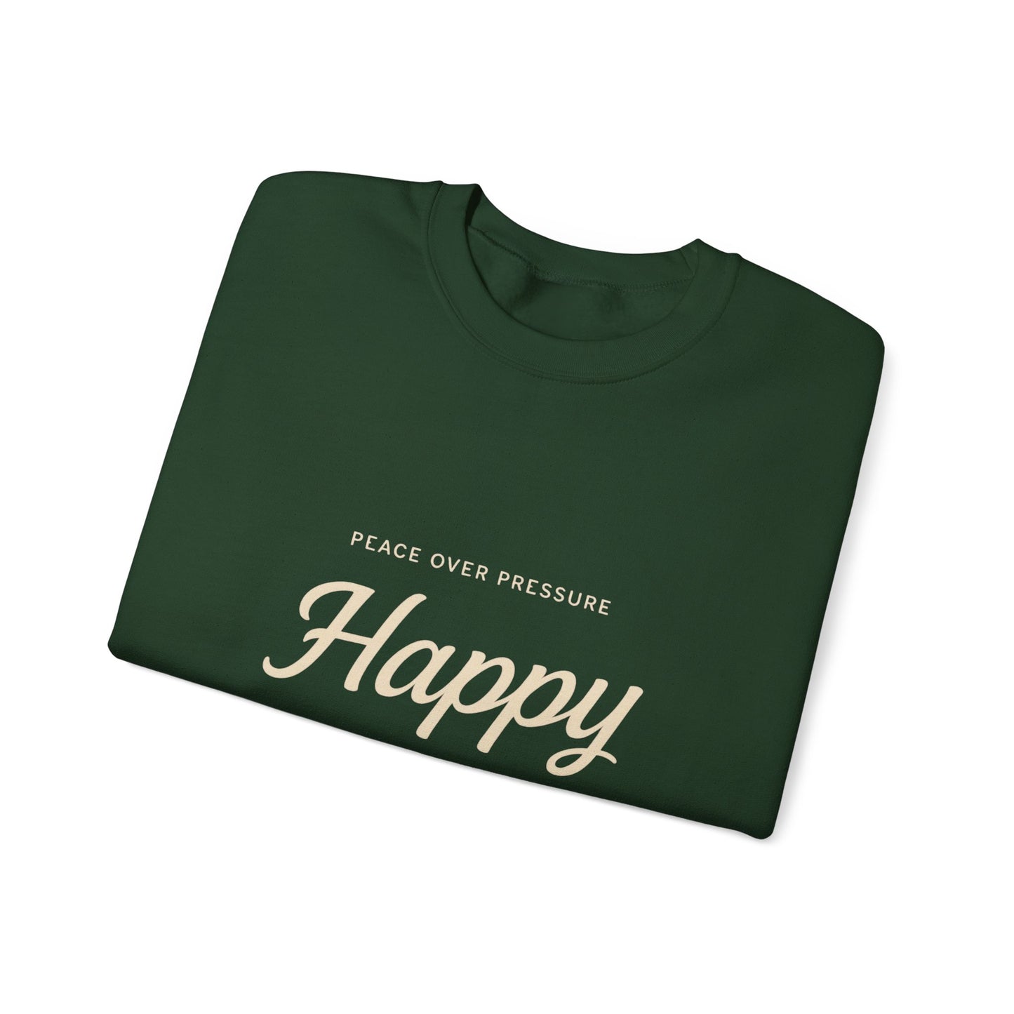 Happy Unavailable Sweatshirt | Peace Over Pressure, Broken Heart Graphic