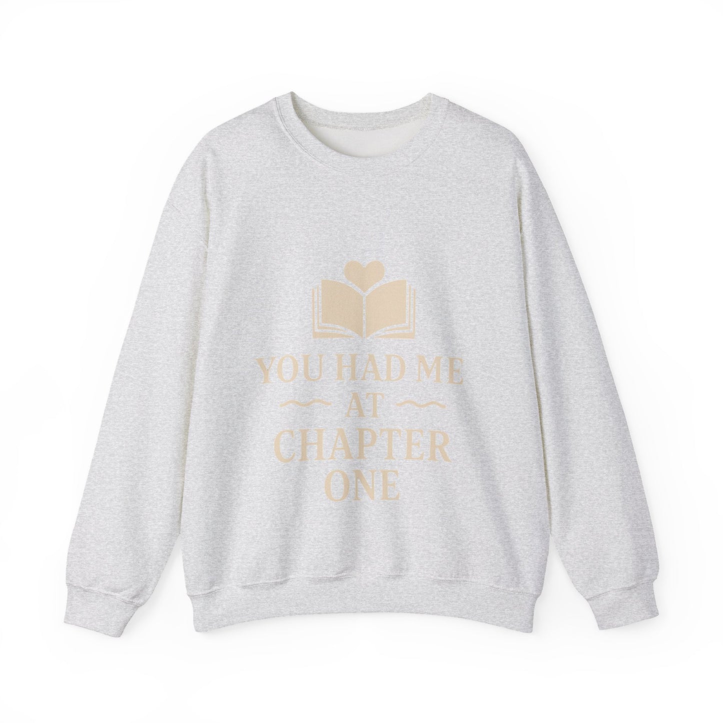 You Turned the Page Book Graphic Sweatshirt | Cozy Reading Quote Crewneck