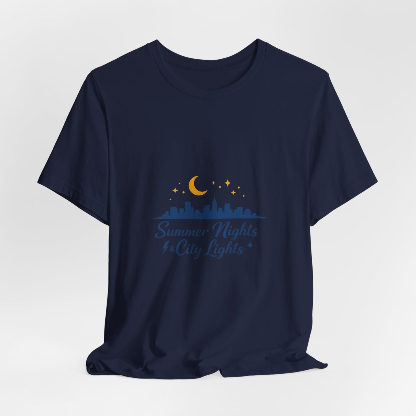 Summer Vibes City Nights T-Shirt — "Summer Nights and City Light"