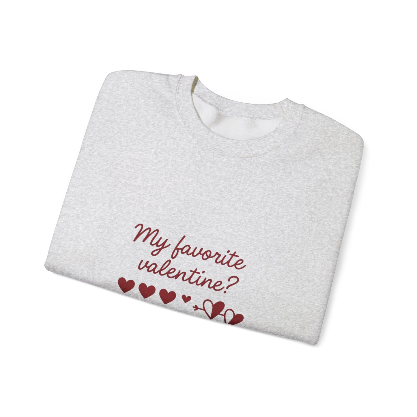 My Favorite Valentine My Bestie sweatshirt | Friendship Valentine Crewneck