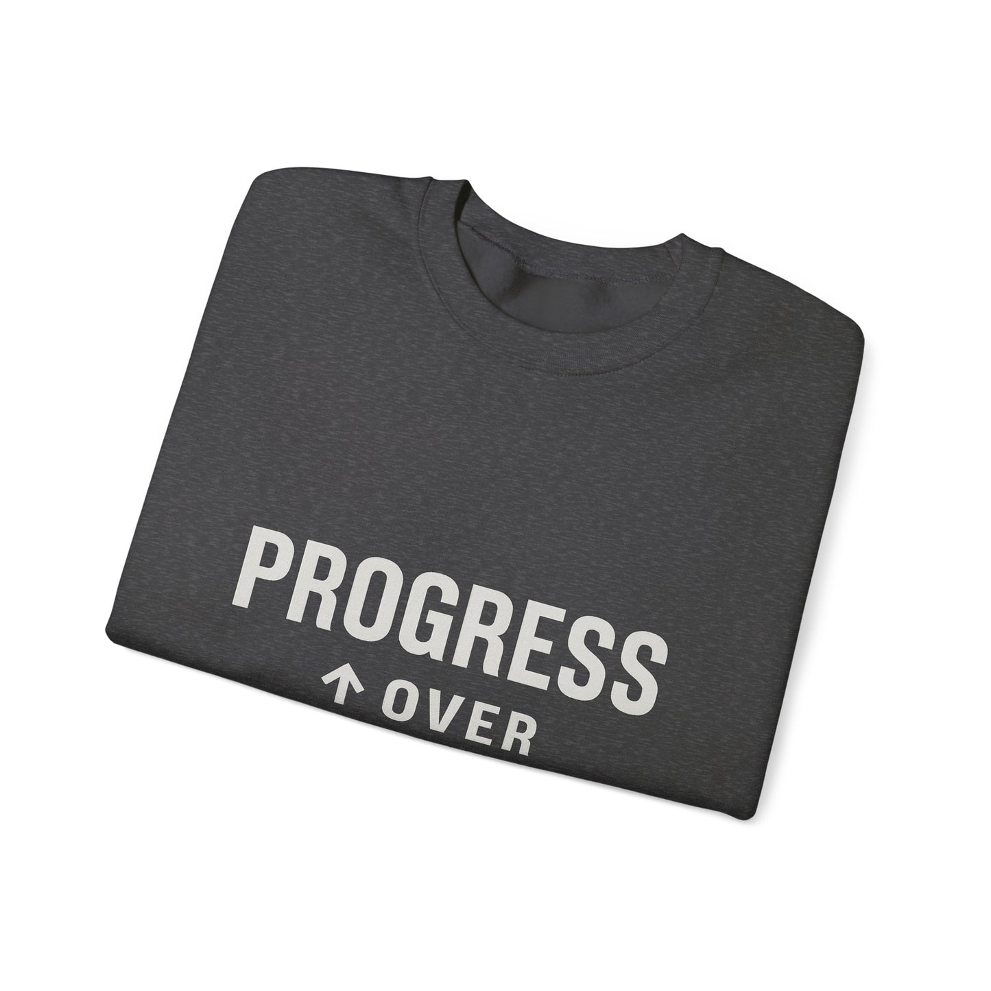 Peace Over Progress Sweatshirt — Minimalist Statement Crewneck