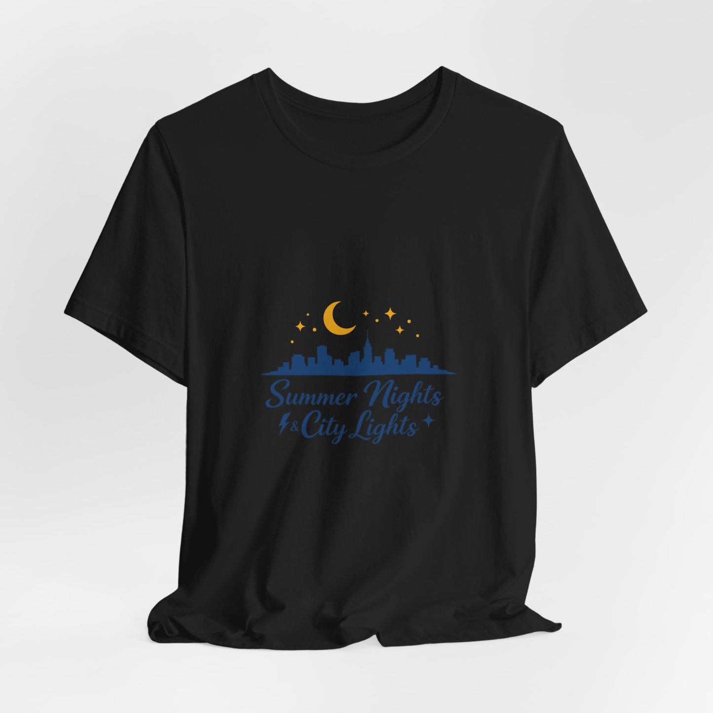 Summer Vibes City Nights T-Shirt — "Summer Nights and City Light"