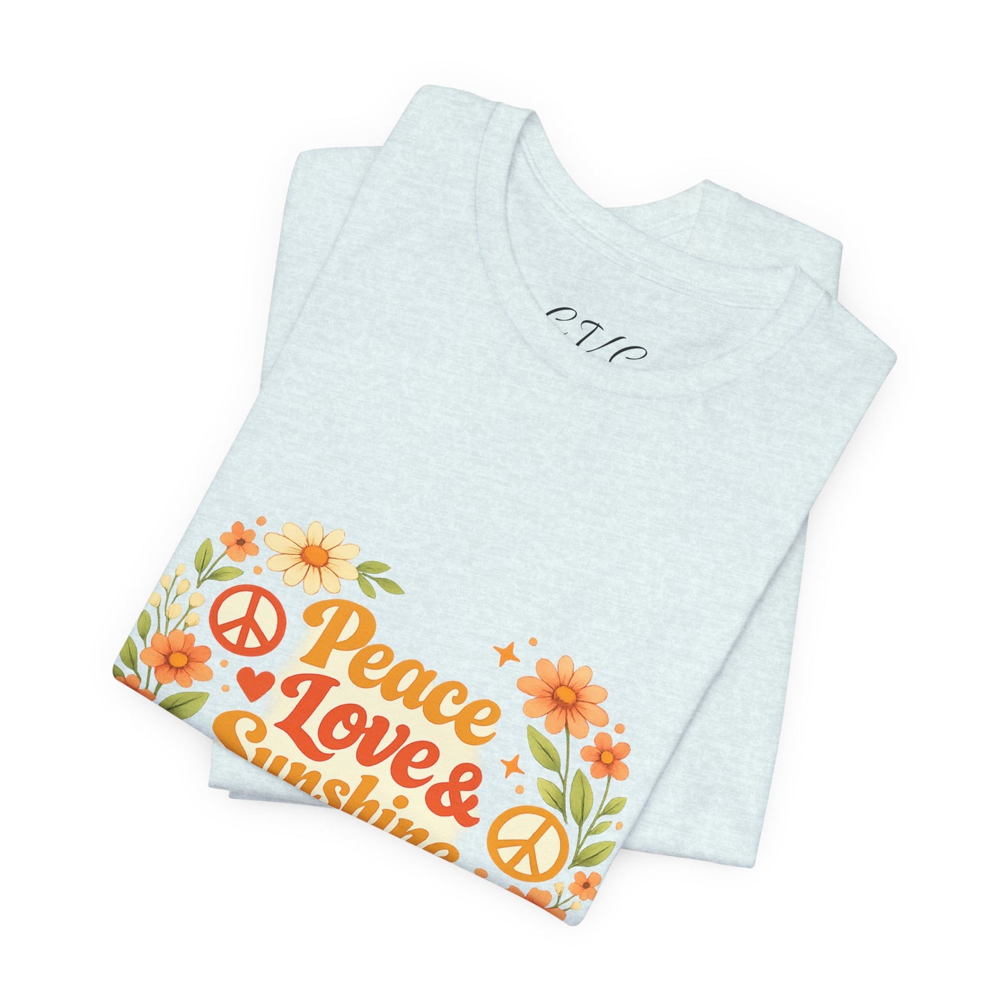 Peace Love and Sunshine Summer Vibes T-Shirt
