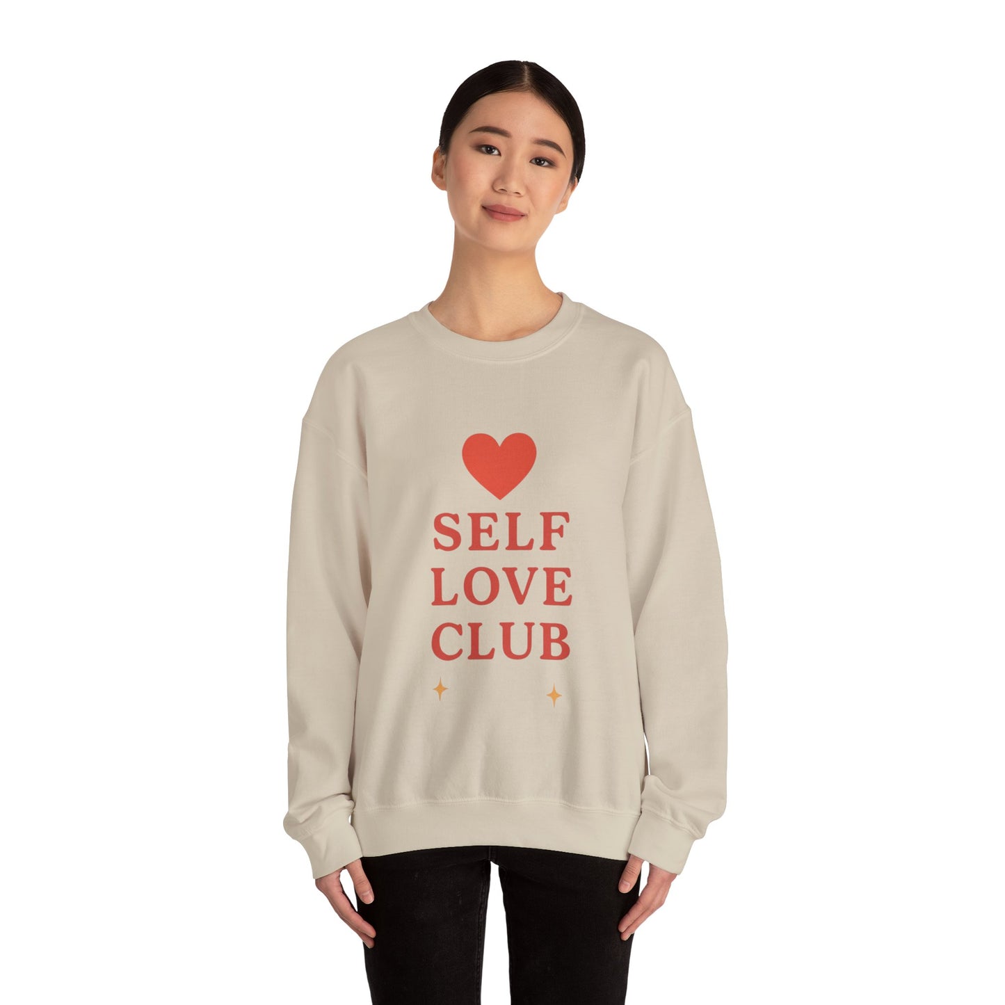 Self Love Club Crewneck Sweatshirt — Inspirational Self-Care Pullover