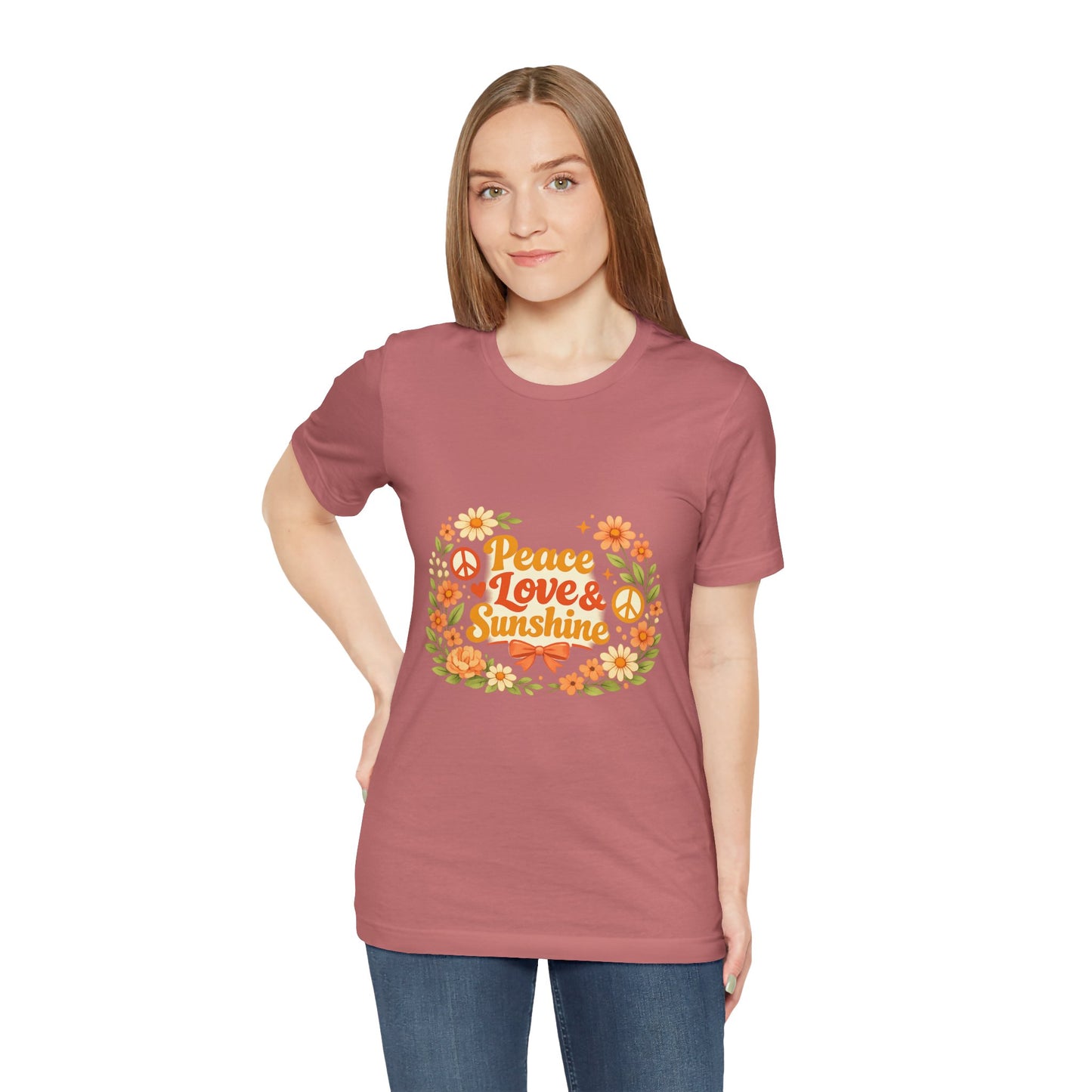 Peace Love and Sunshine Summer Vibes T-Shirt