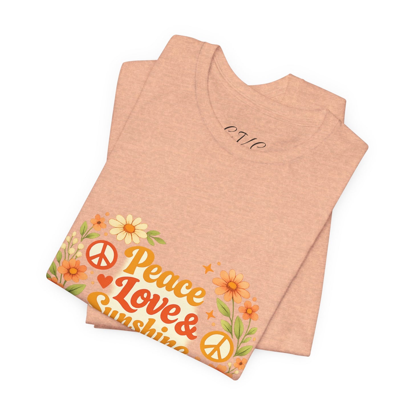 Peace Love and Sunshine Summer Vibes T-Shirt