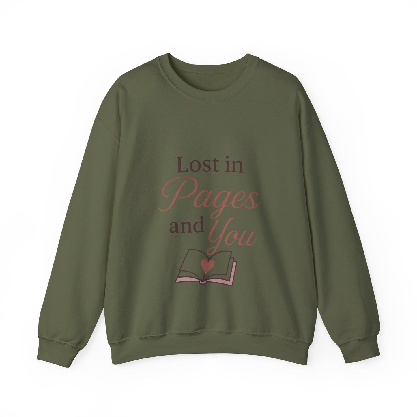 Lost in Pages "You" Sweatshirt — Book Lover Crewneck