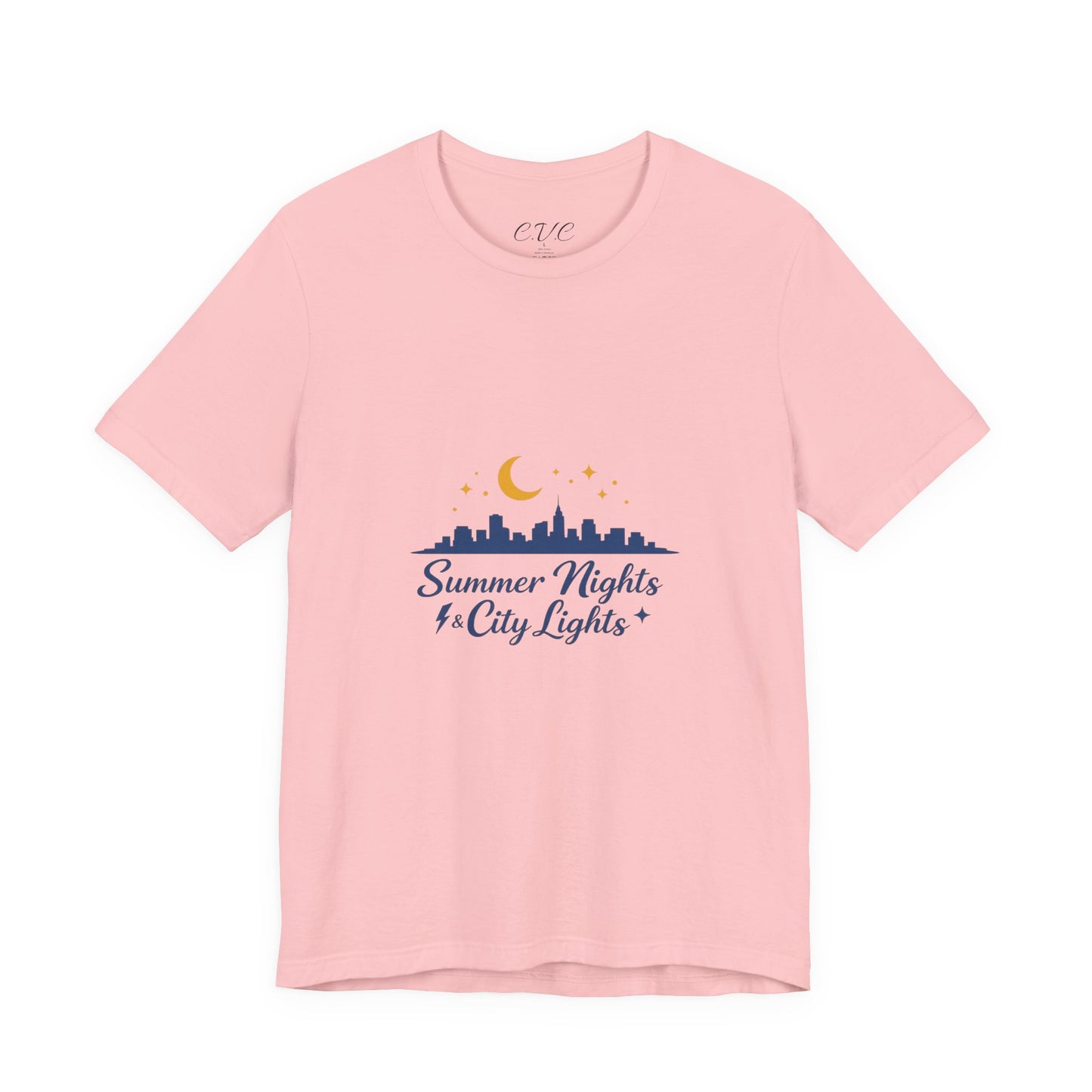 Summer Vibes City Nights T-Shirt — "Summer Nights and City Light"