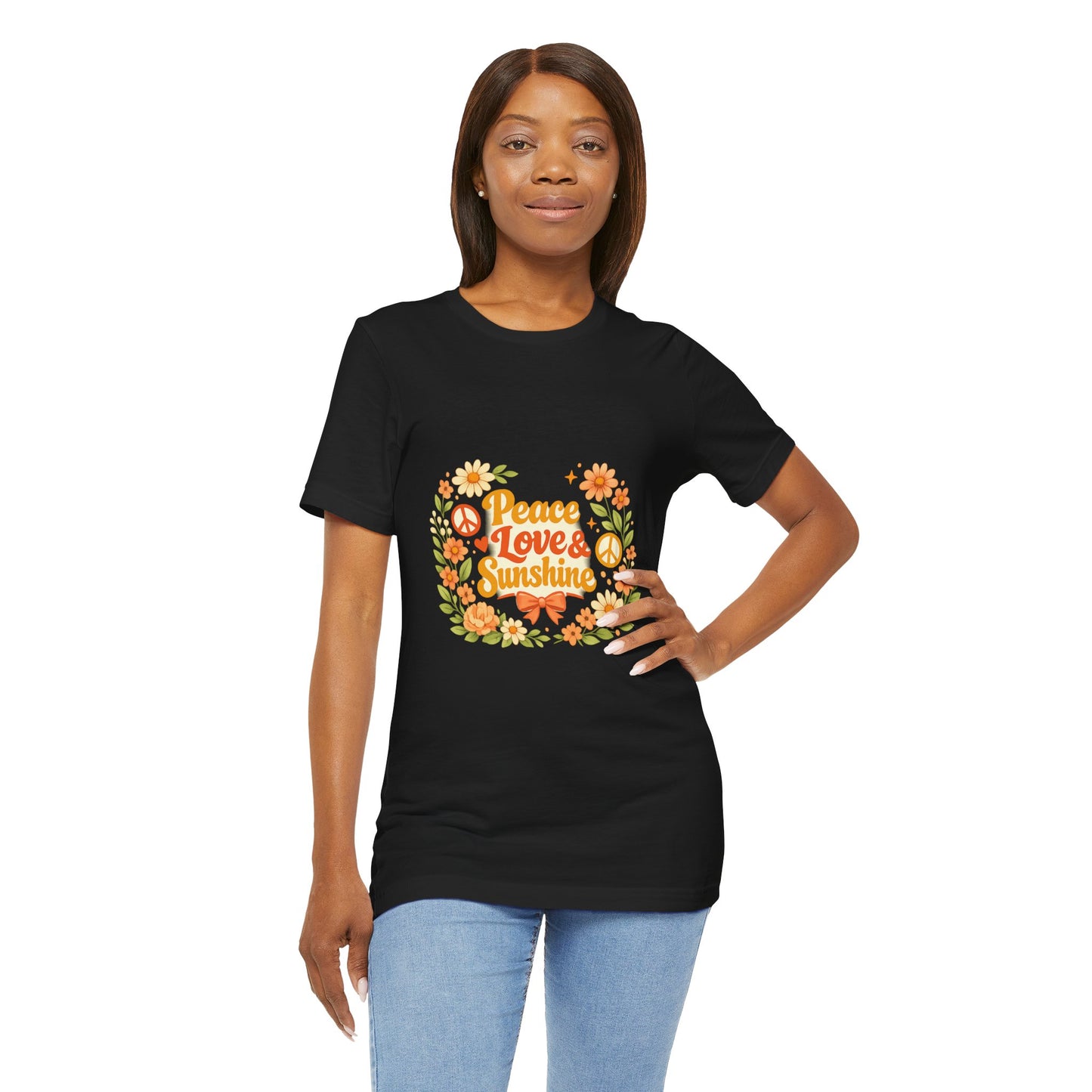 Peace Love and Sunshine Summer Vibes T-Shirt