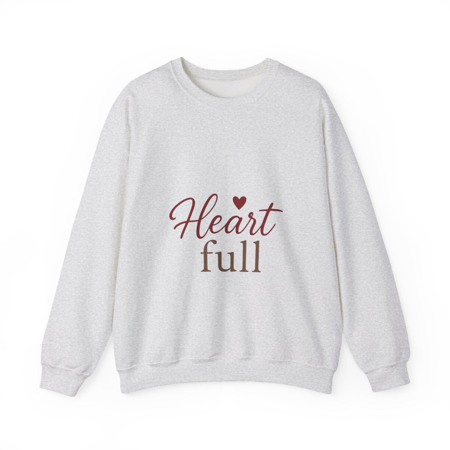 Heart Full Sweatshirt — Cozy Valentine's Crewneck Printify