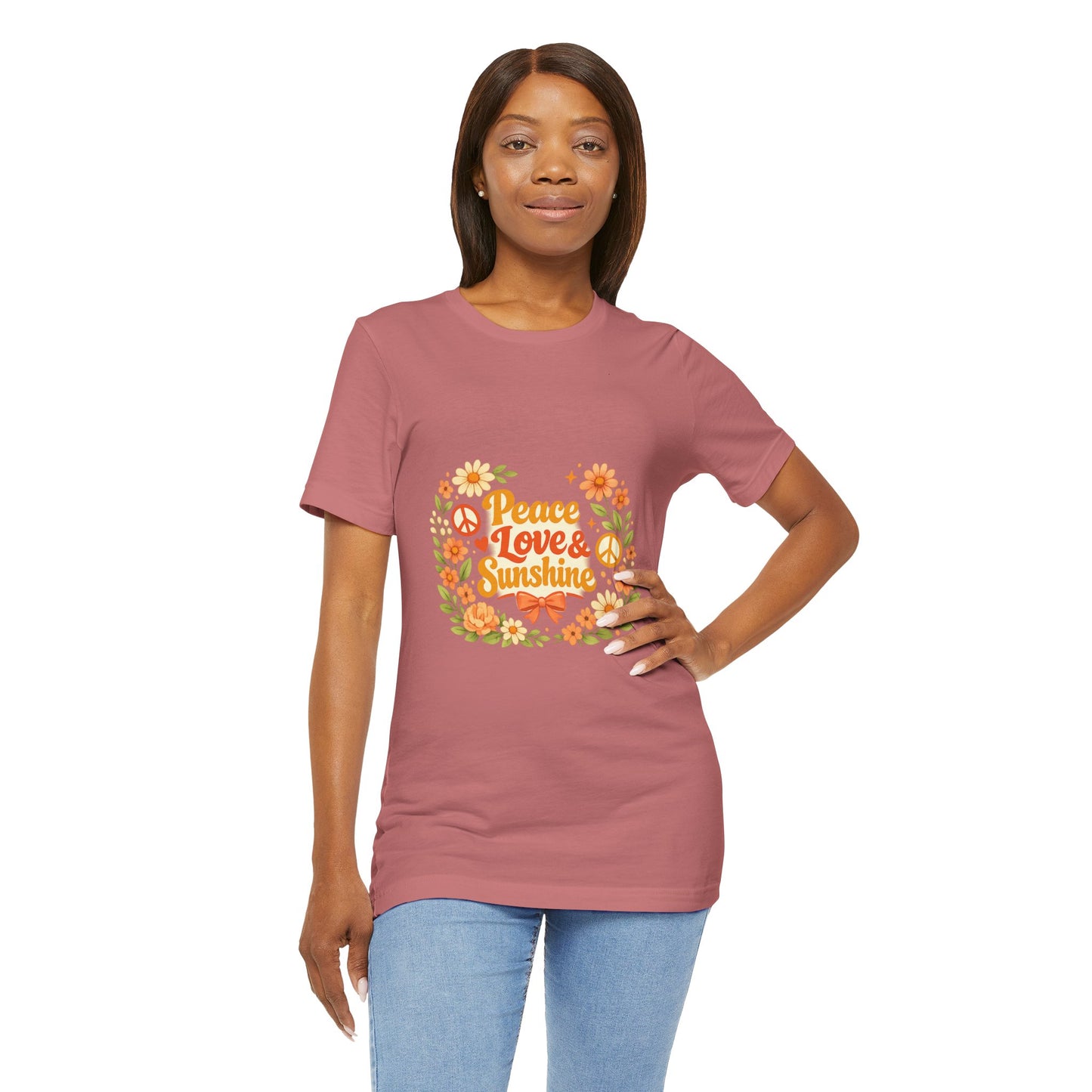 Peace Love and Sunshine Summer Vibes T-Shirt