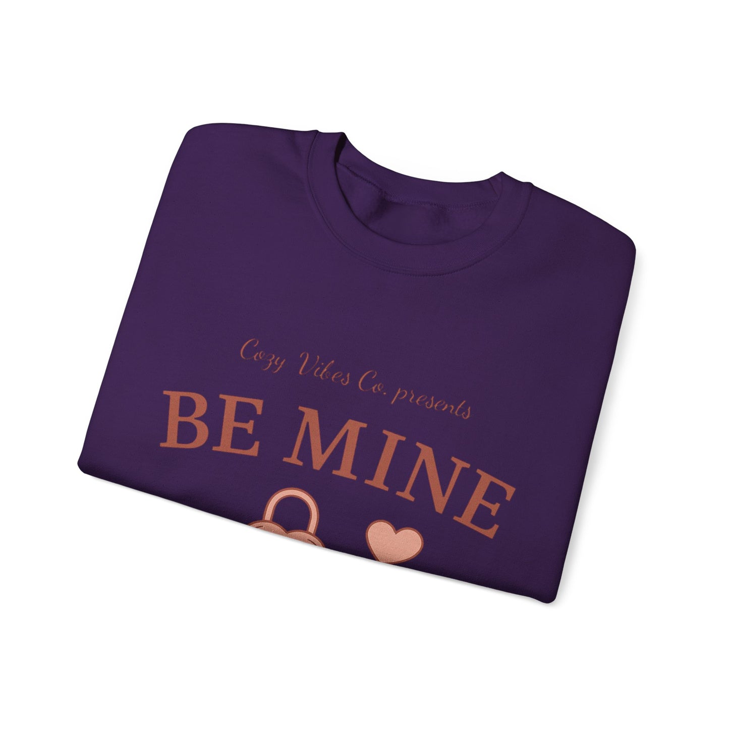 Be Mine Lock & Key Crewneck Sweatshirt — Romantic Valentine’s Day Pullover
