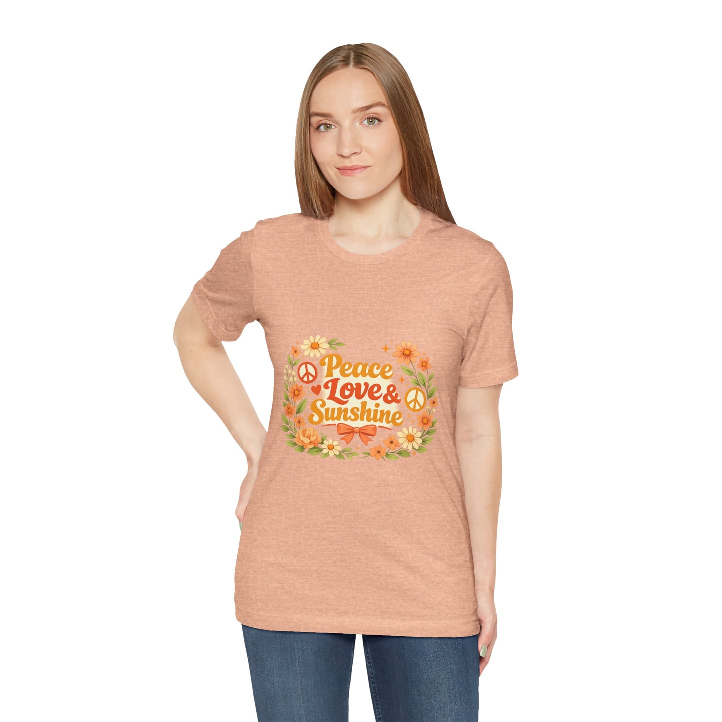 Peace Love and Sunshine Summer Vibes T-Shirt