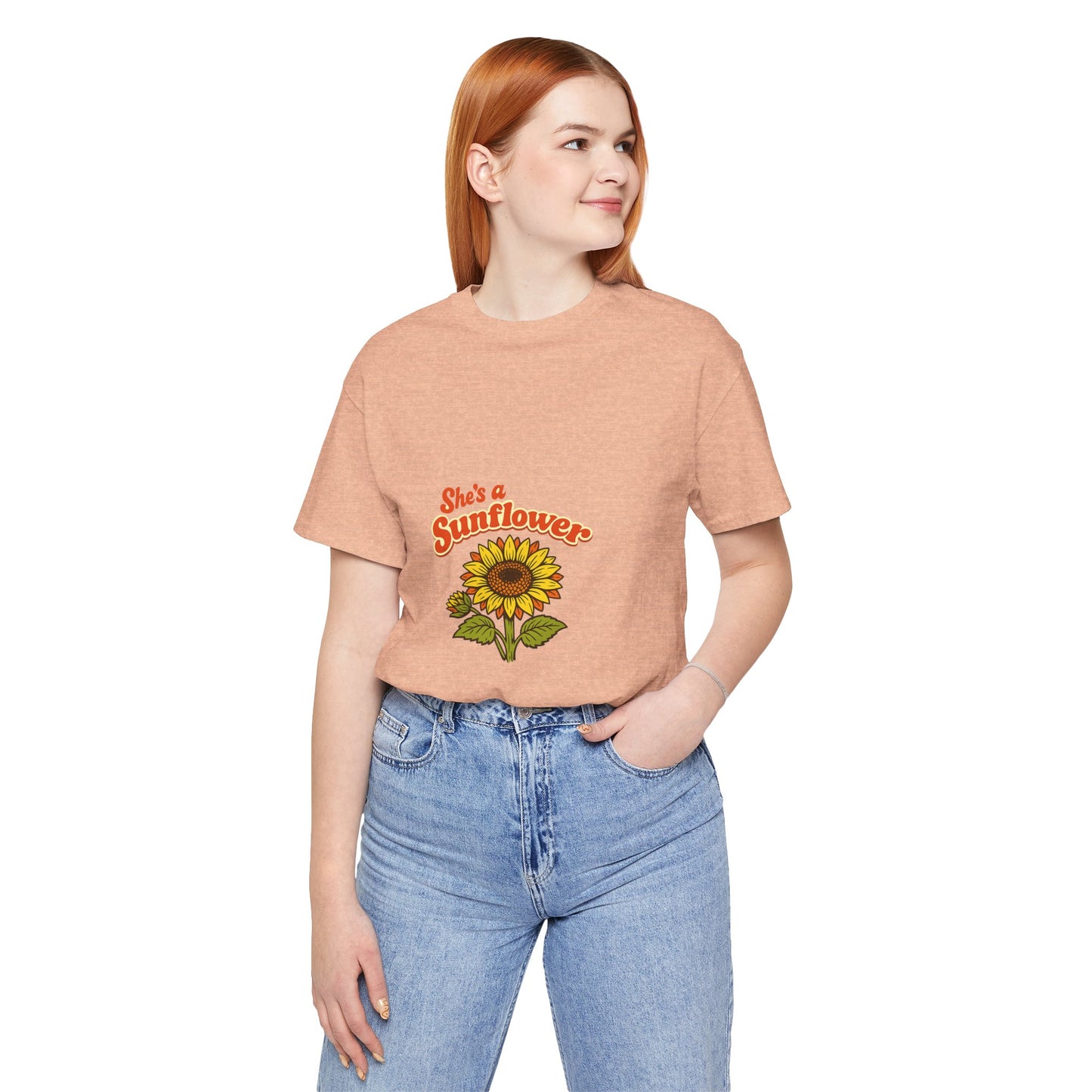 She's a Sunflower Tee — Summer Vibes Floral Graphic T-Shirt