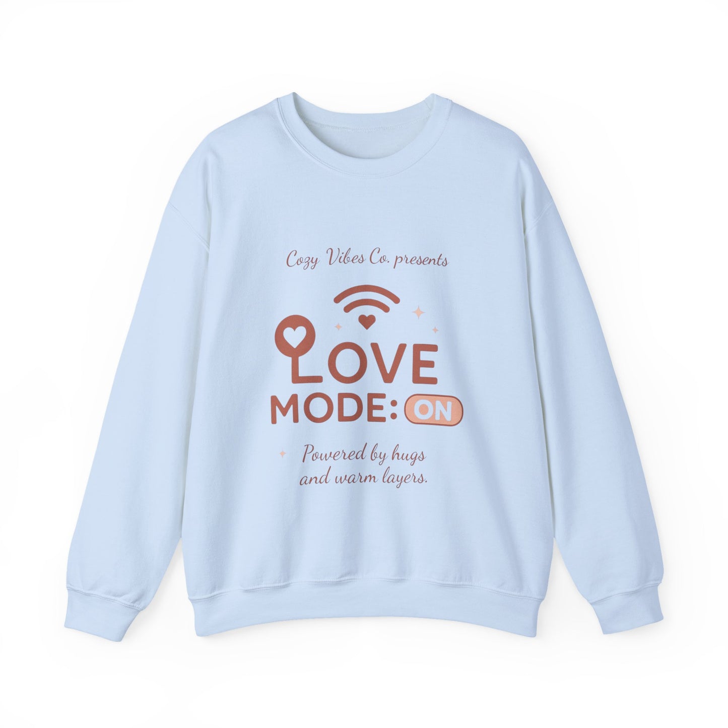 Love Mode On Sweatshirt — Cozy Valentine's Crewneck