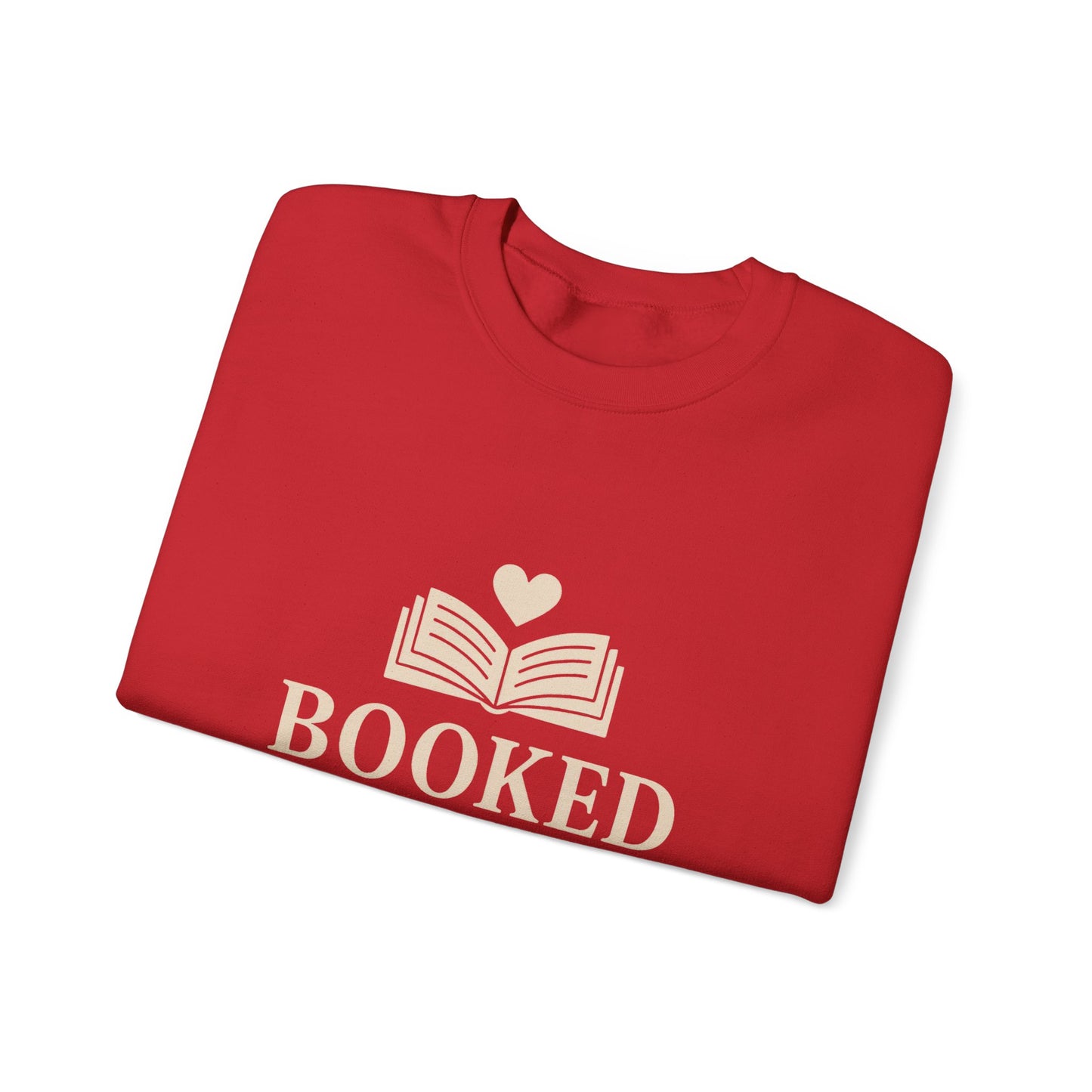 Booked and in Love Sweatshirt | Book Lovers Crewneck, Reading Graphic