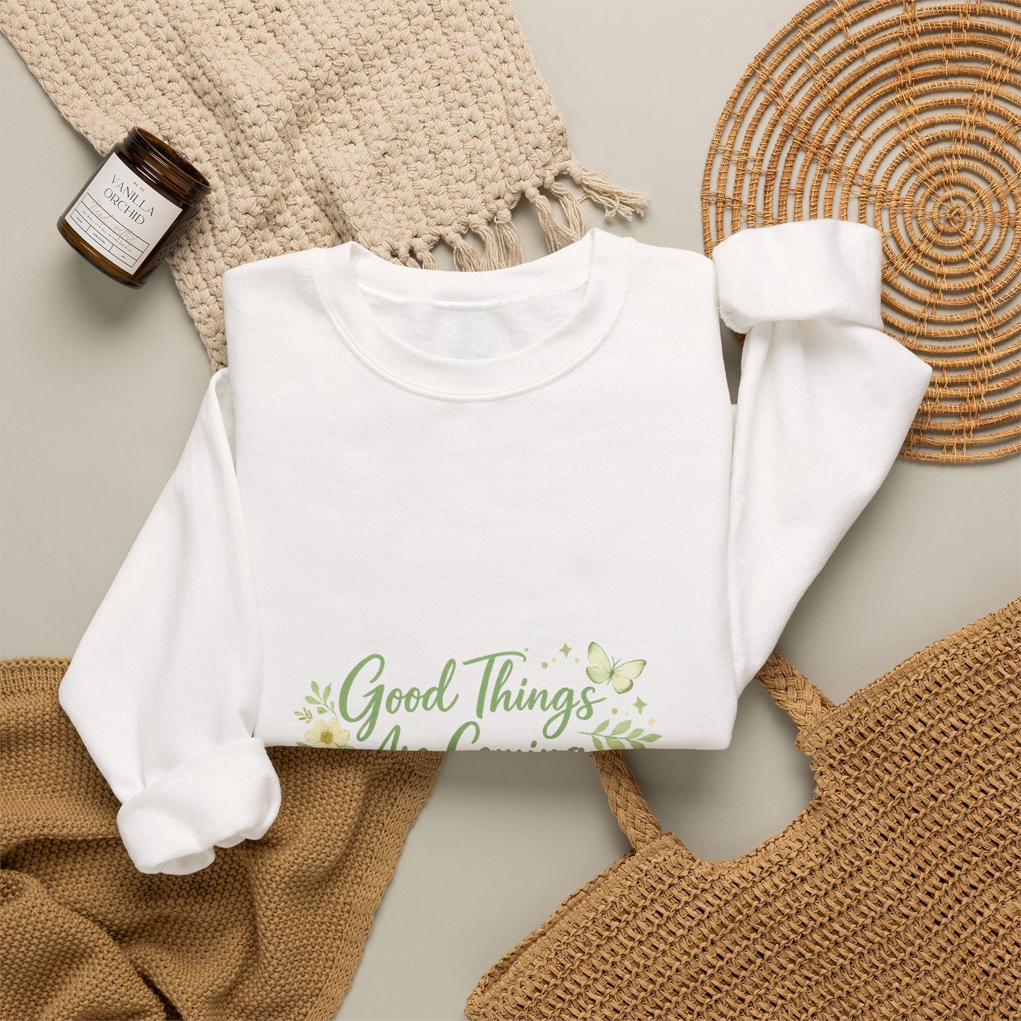 Good Things Are Coming Summer Vibes Crewneck Sweatshirt