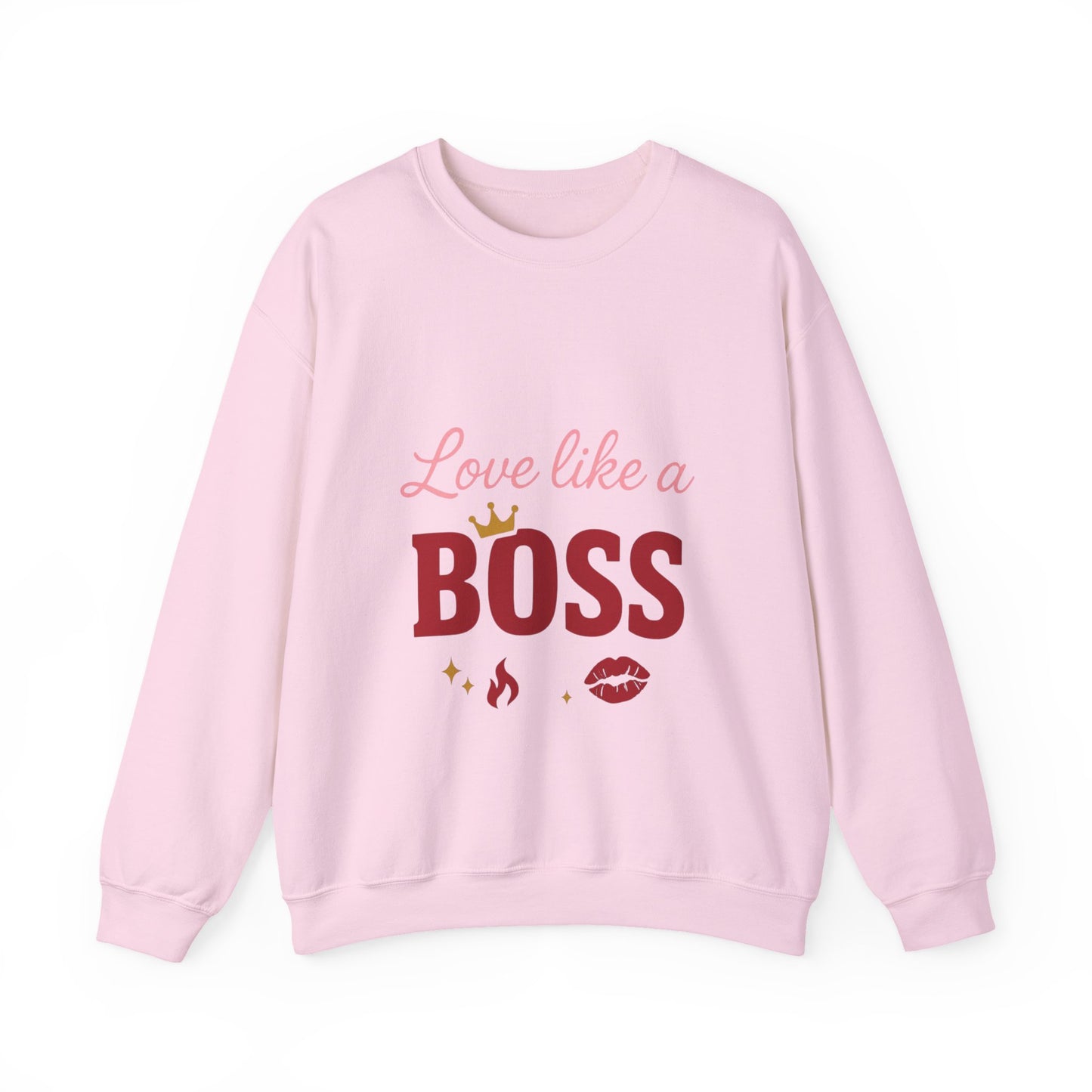 Love Like a Boss sweatshirt | Romantic typography crewneck