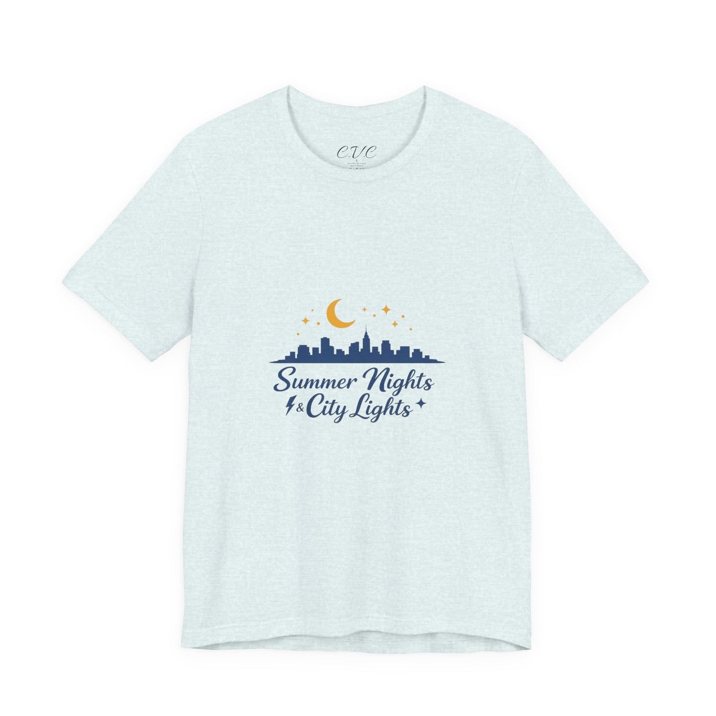 Summer Vibes City Nights T-Shirt — "Summer Nights and City Light"