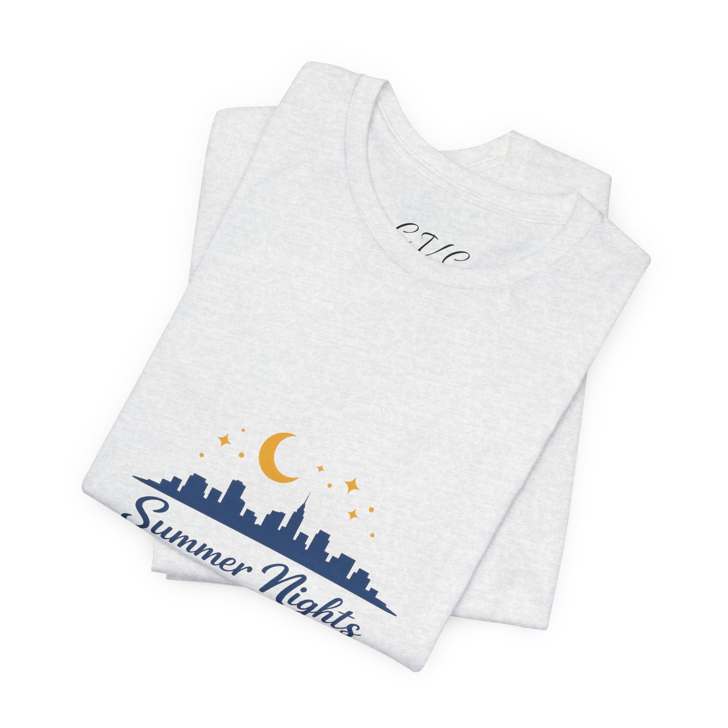 Summer Vibes City Nights T-Shirt — "Summer Nights and City Light"