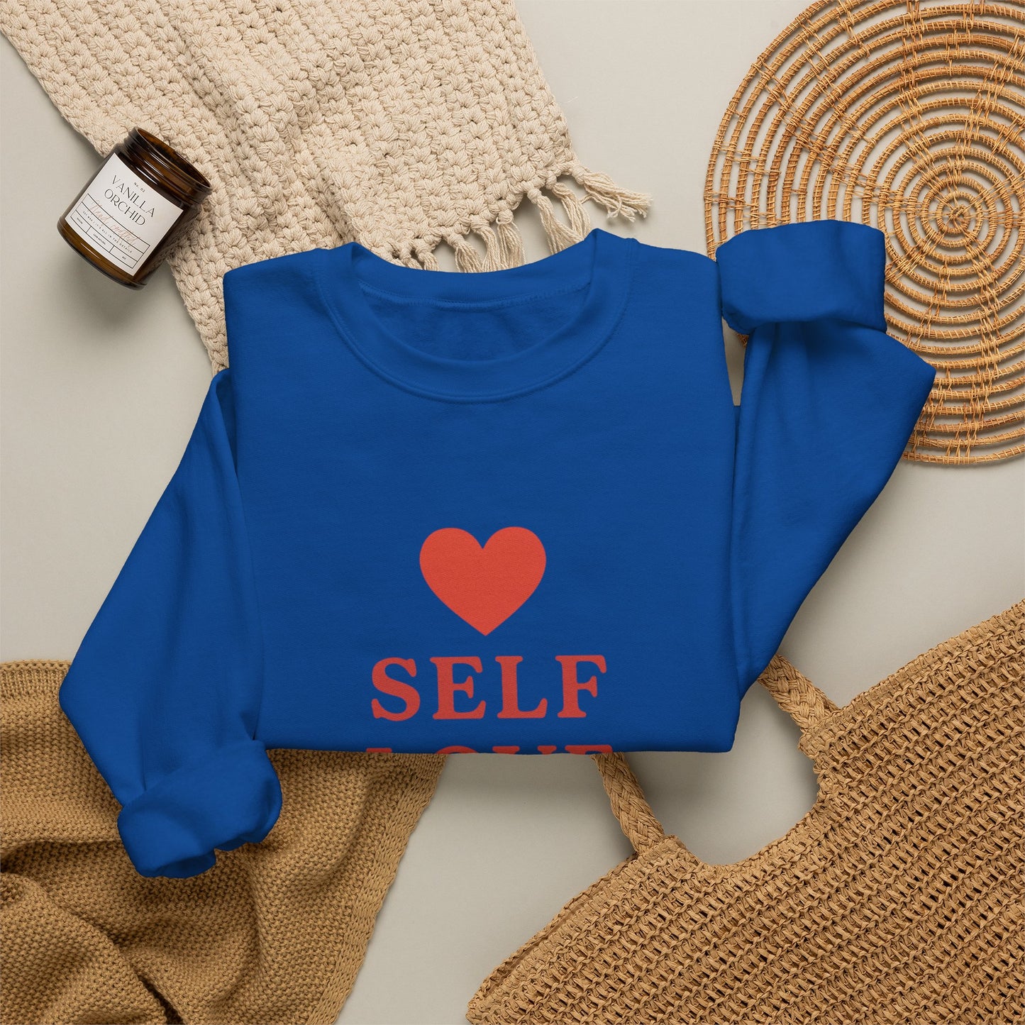 Self Love Club Crewneck Sweatshirt — Inspirational Self-Care Pullover