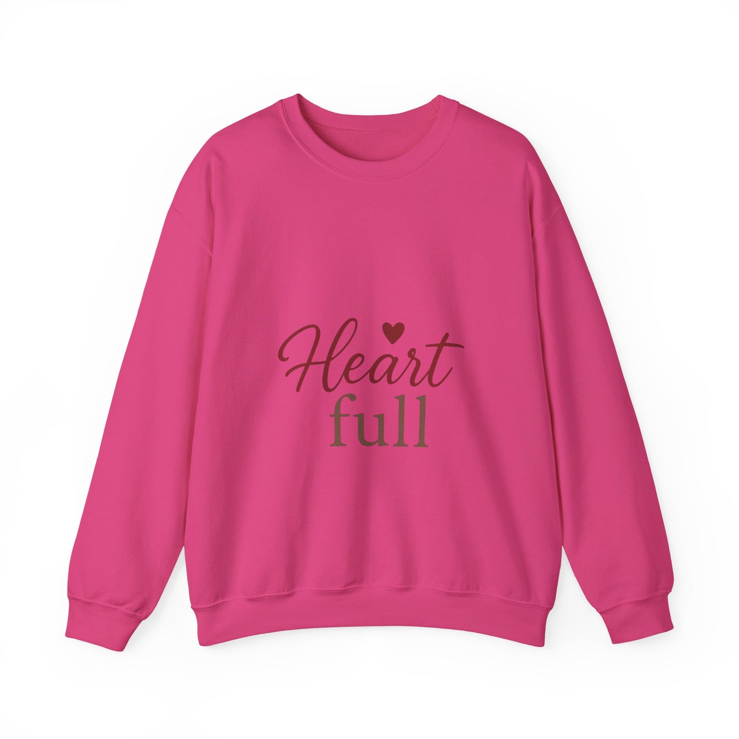 Heart Full Sweatshirt — Cozy Valentine's Crewneck