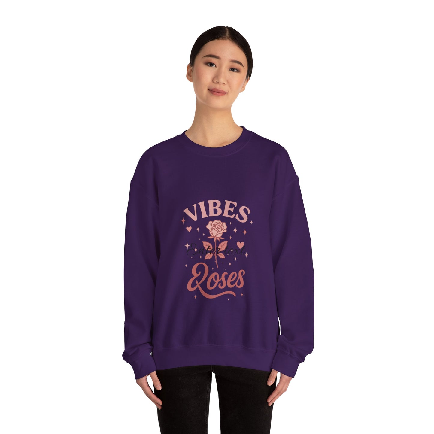 Roses Vibes Crewneck Sweatshirt
