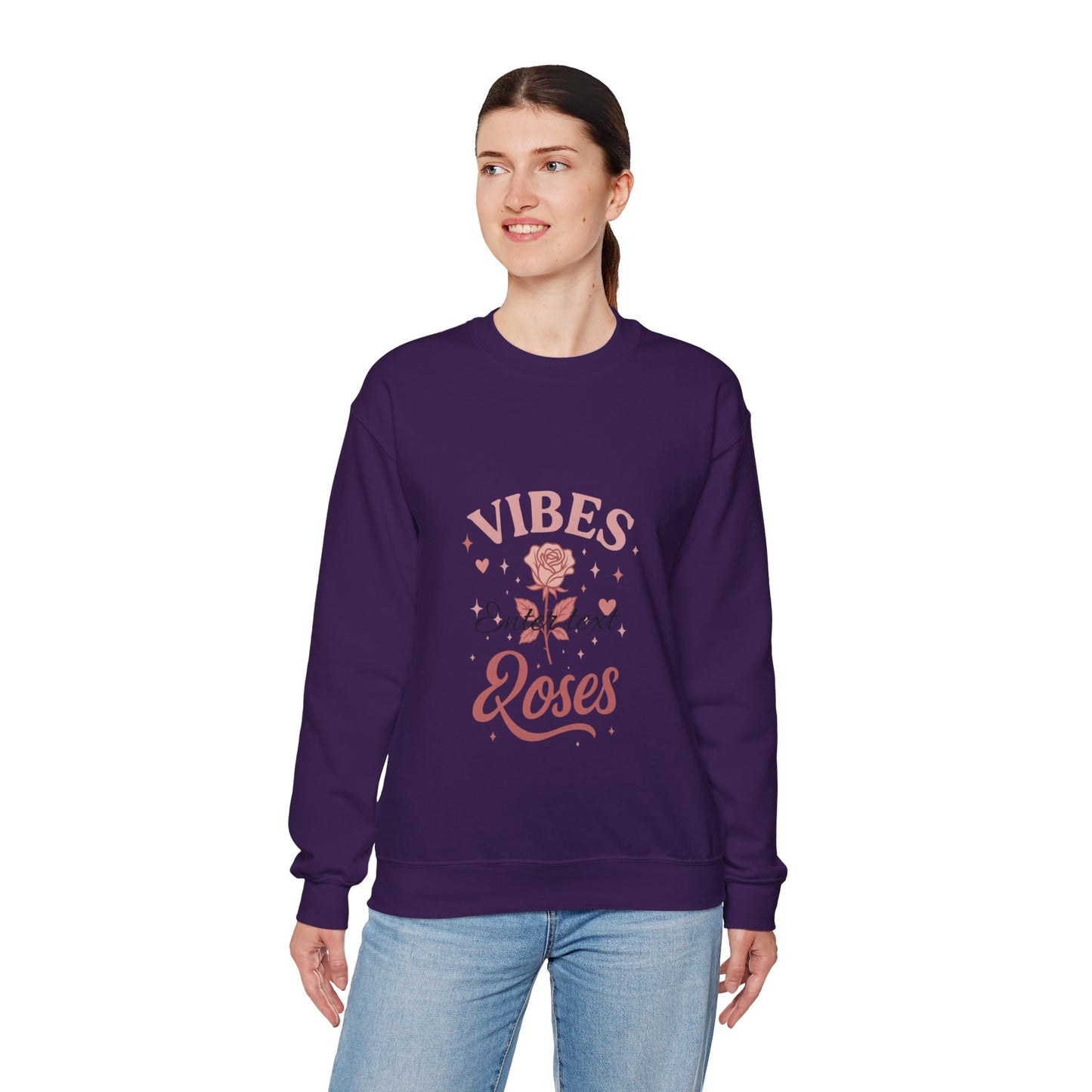Roses Vibes Crewneck Sweatshirt