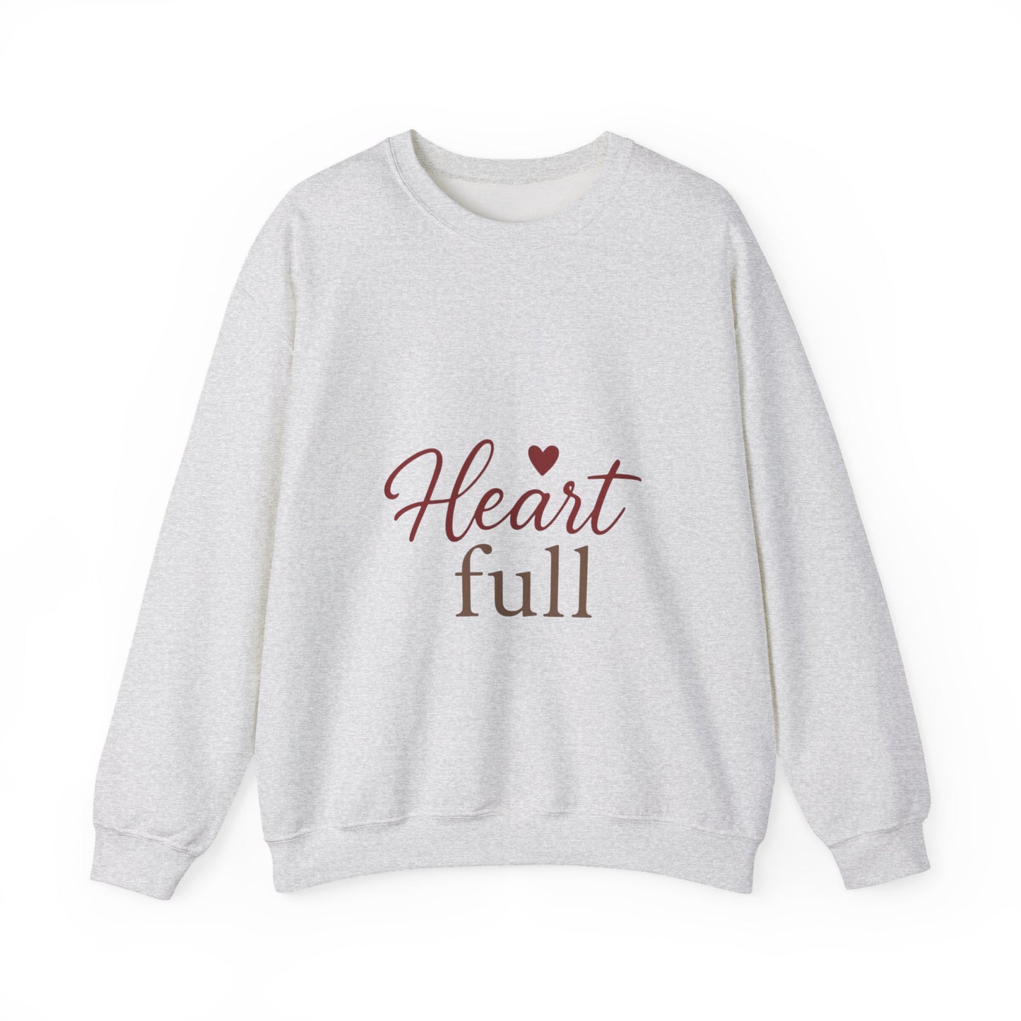 Heart Full Sweatshirt — Cozy Valentine's Crewneck