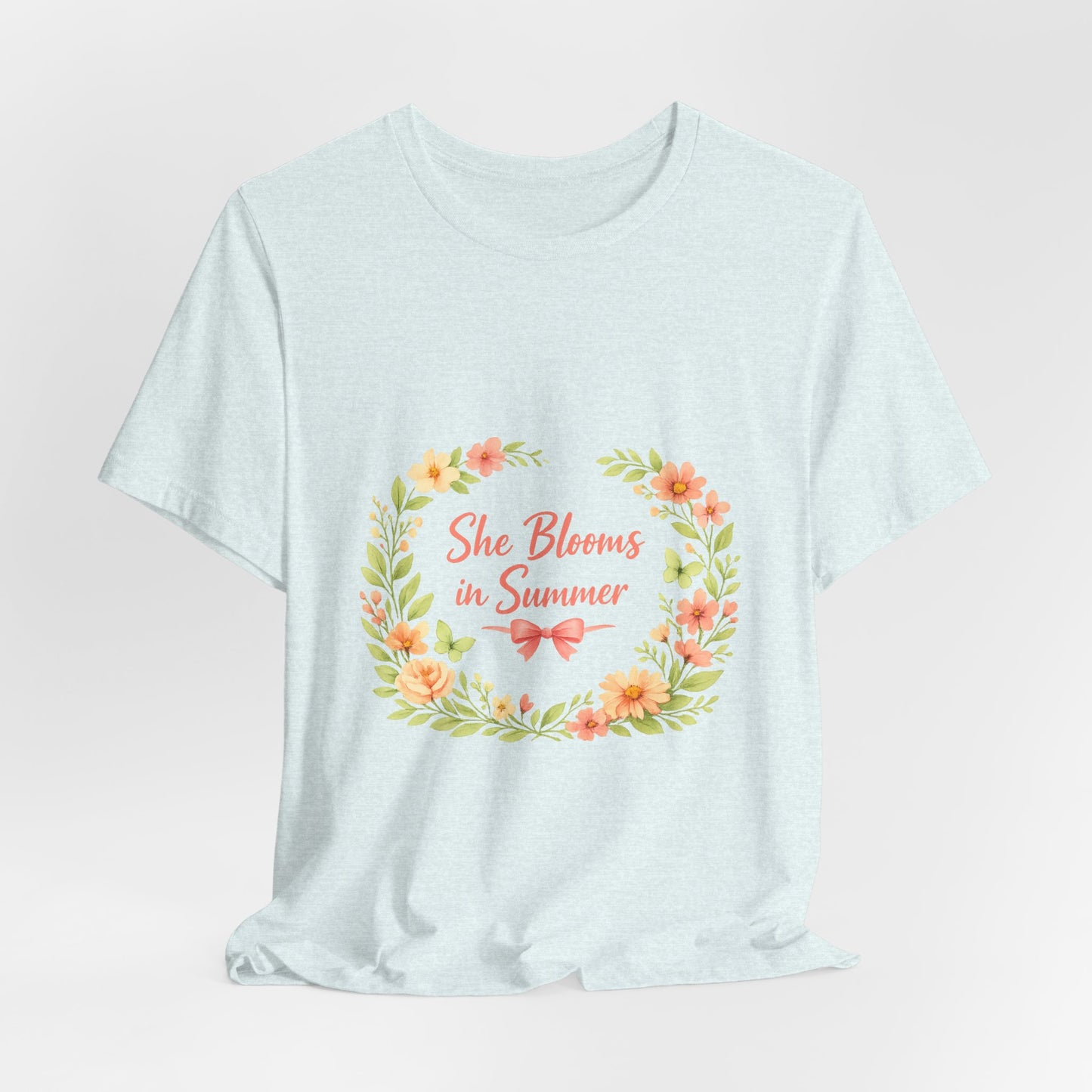 She Blooms in Summer Vibes T-Shirt