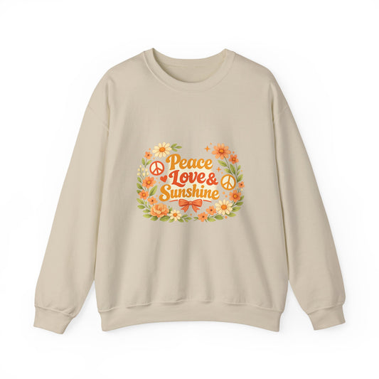 Peace Love and Summer Sweatshirt — Summer Vibes Crewneck