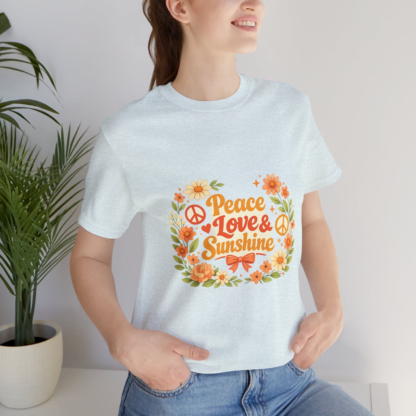Peace Love and Sunshine Summer Vibes T-Shirt