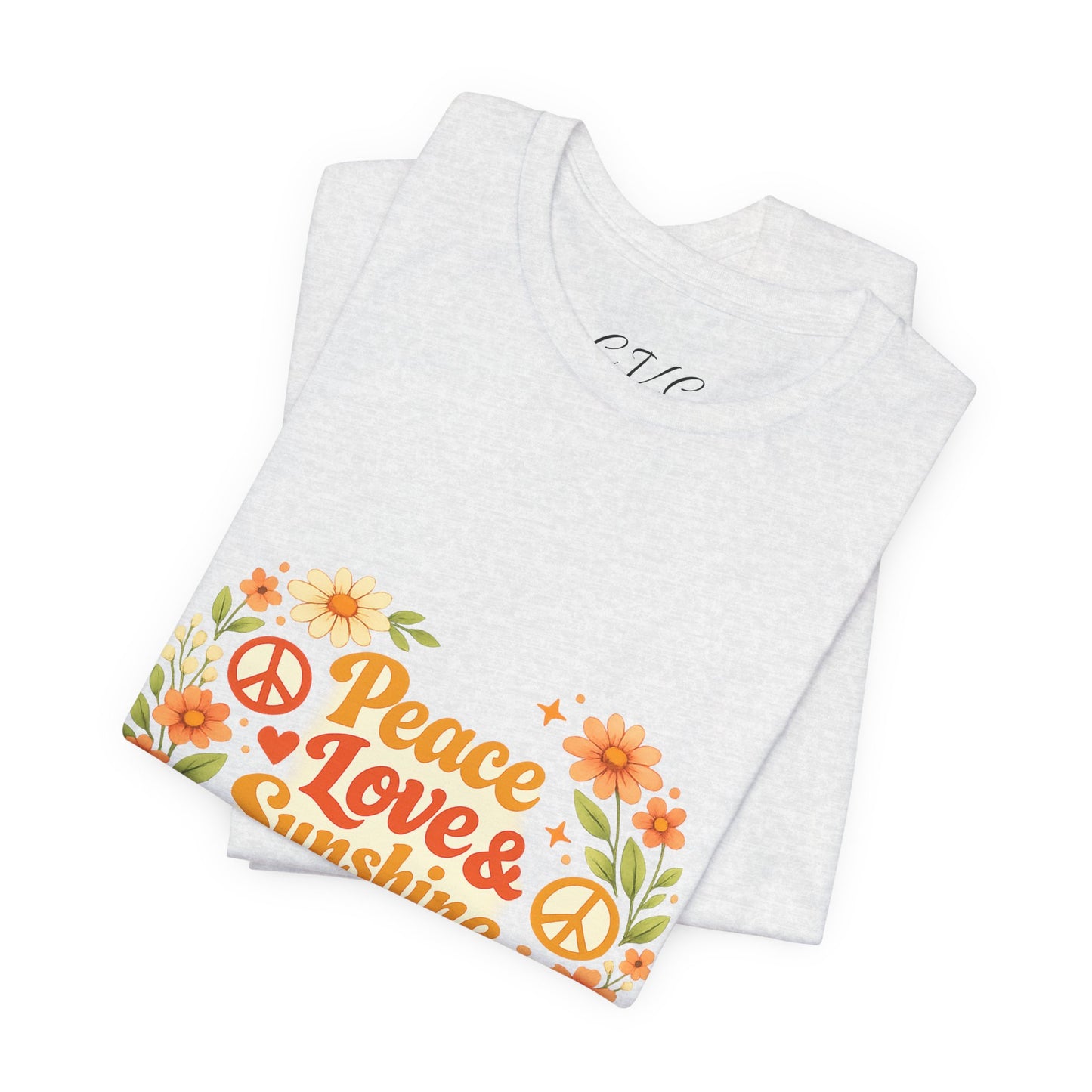 Peace Love and Sunshine Summer Vibes T-Shirt
